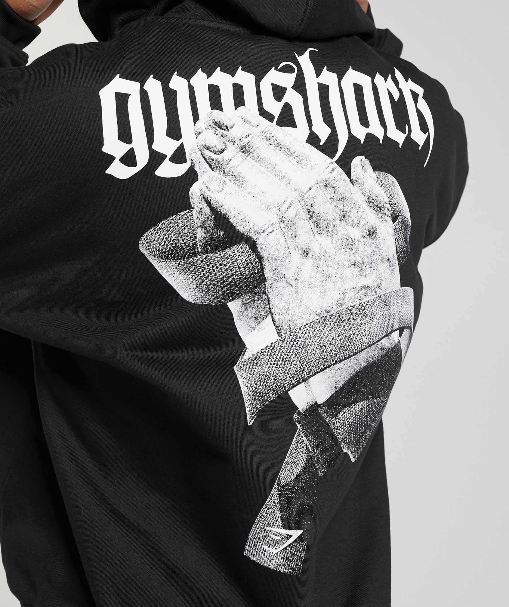 Gymshark Prayer Hands Hoodie - Black - Image 5