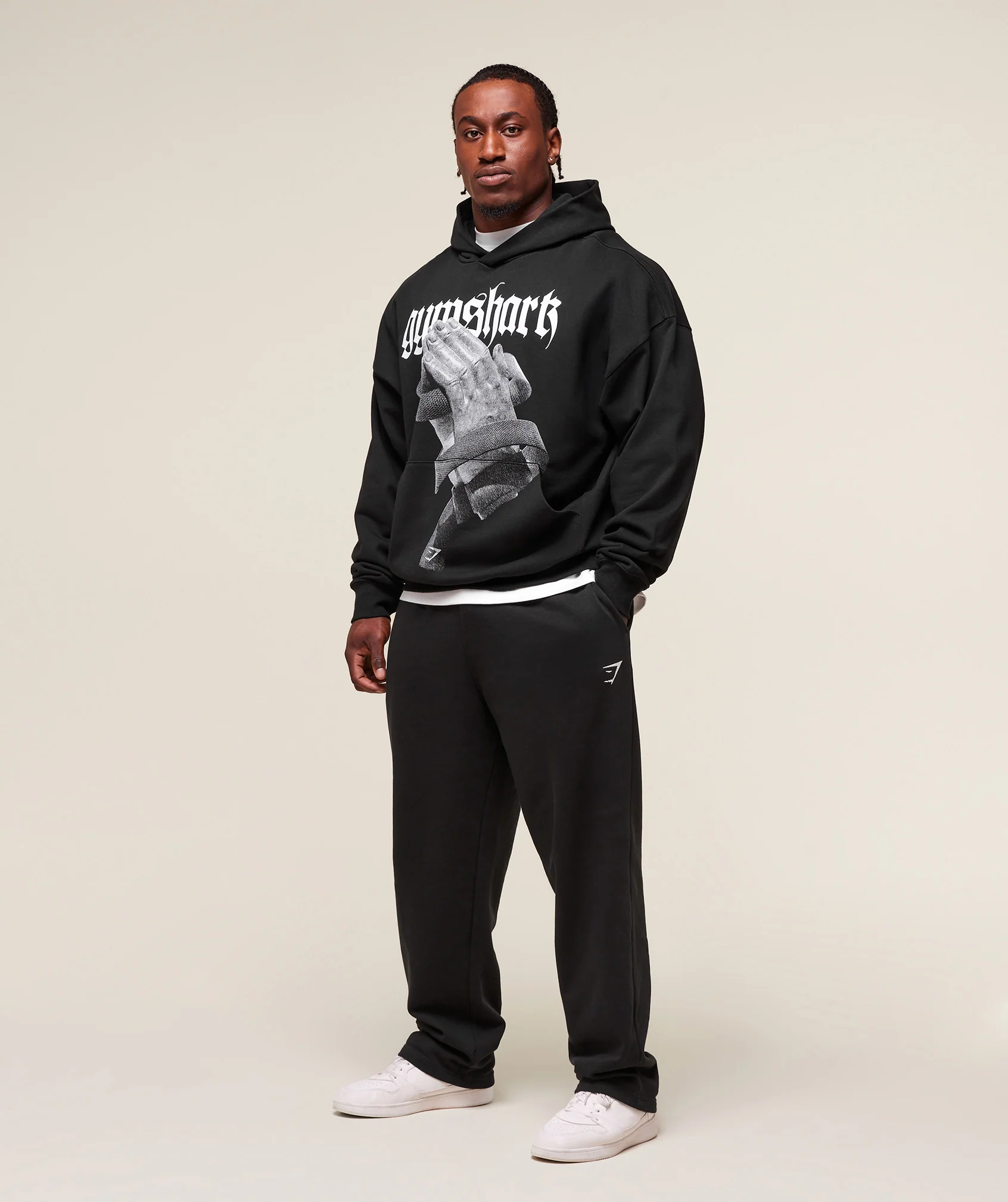 Gymshark Prayer Hands Hoodie - Black - Image 4