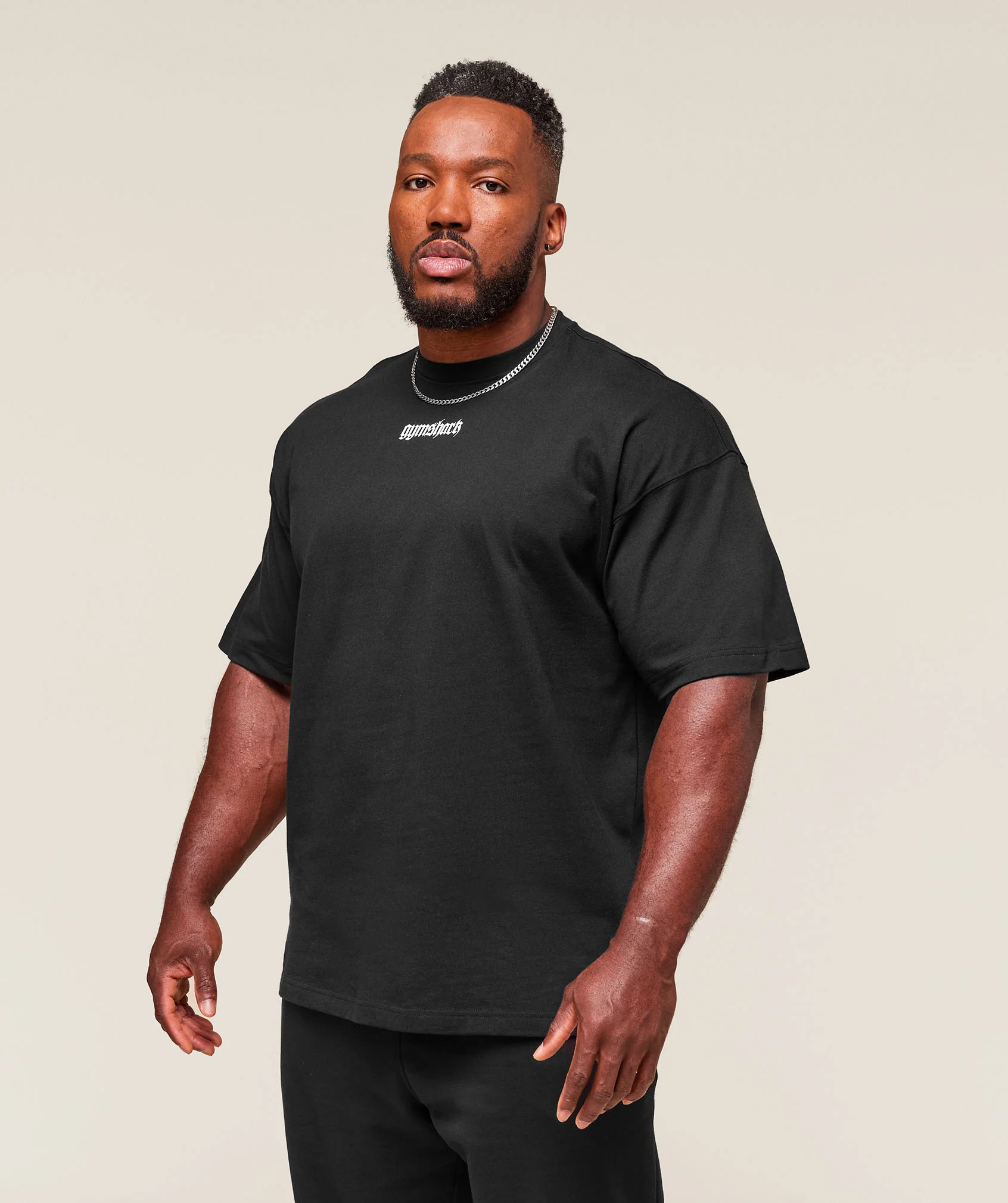 Gymshark Prayer Hands T-Shirt - Black - Image 3