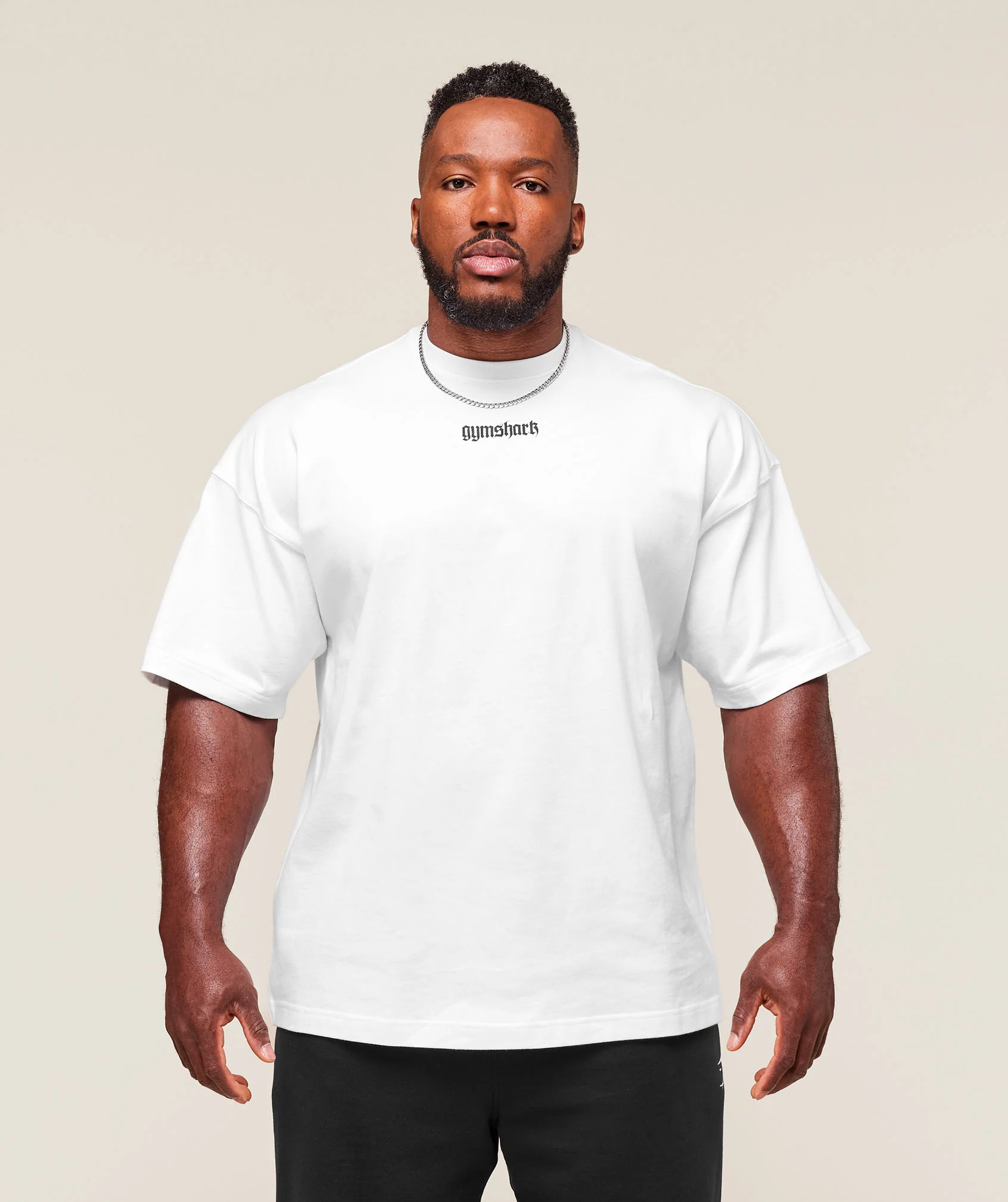 Gymshark Prayer Hands T-Shirt - White - Image 2