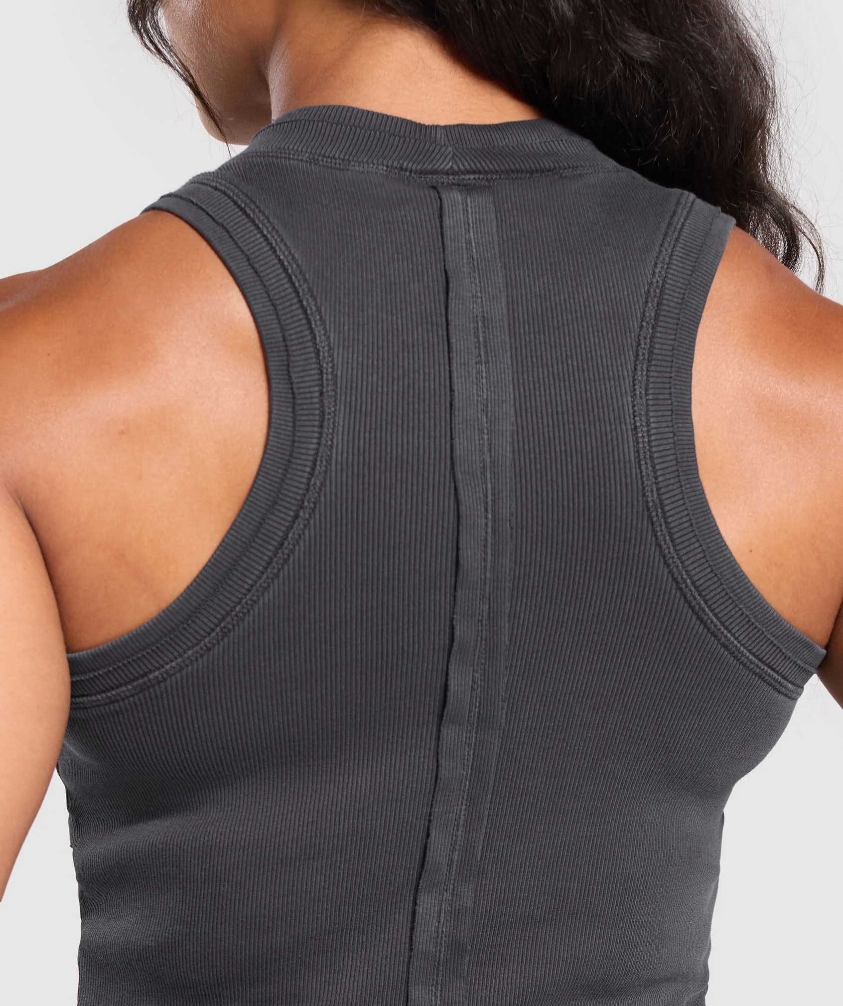 Gymshark Premium Legacy Tank - Black/Pigment Dye - Image 2