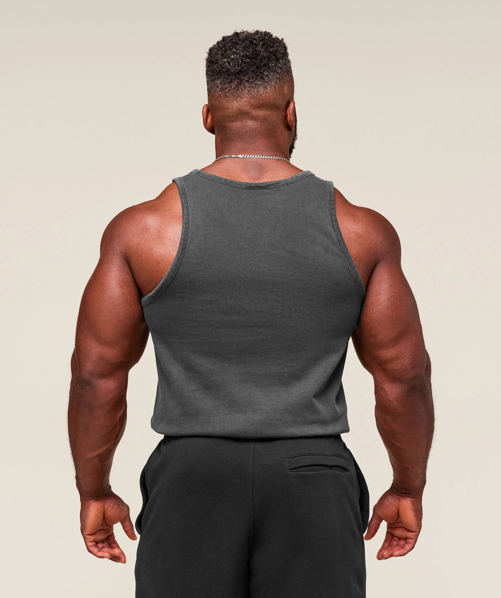 Gymshark Premium Legacy Tank - Black - Image 3
