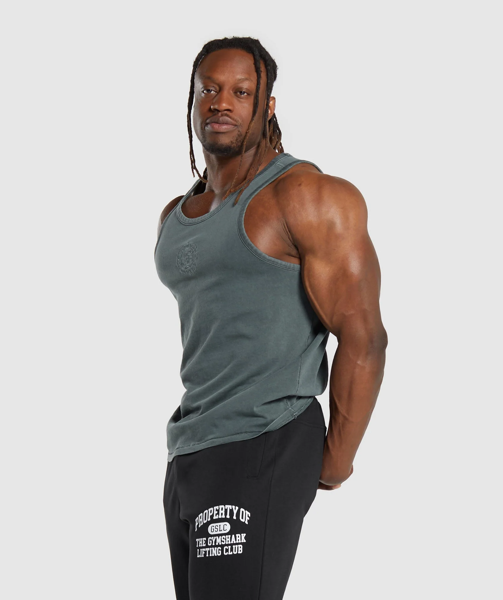 Gymshark Premium Legacy Tank - Cargo Teal - Image 3