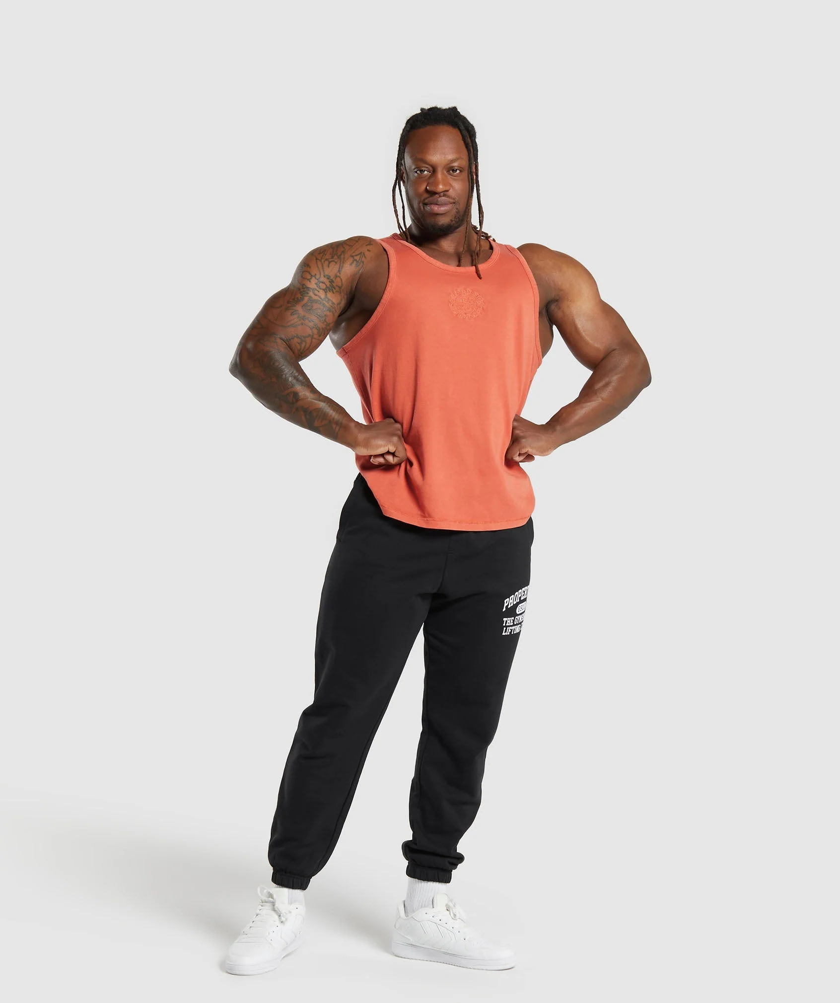 Gymshark Premium Legacy Tank - Muted Orange - Image 4
