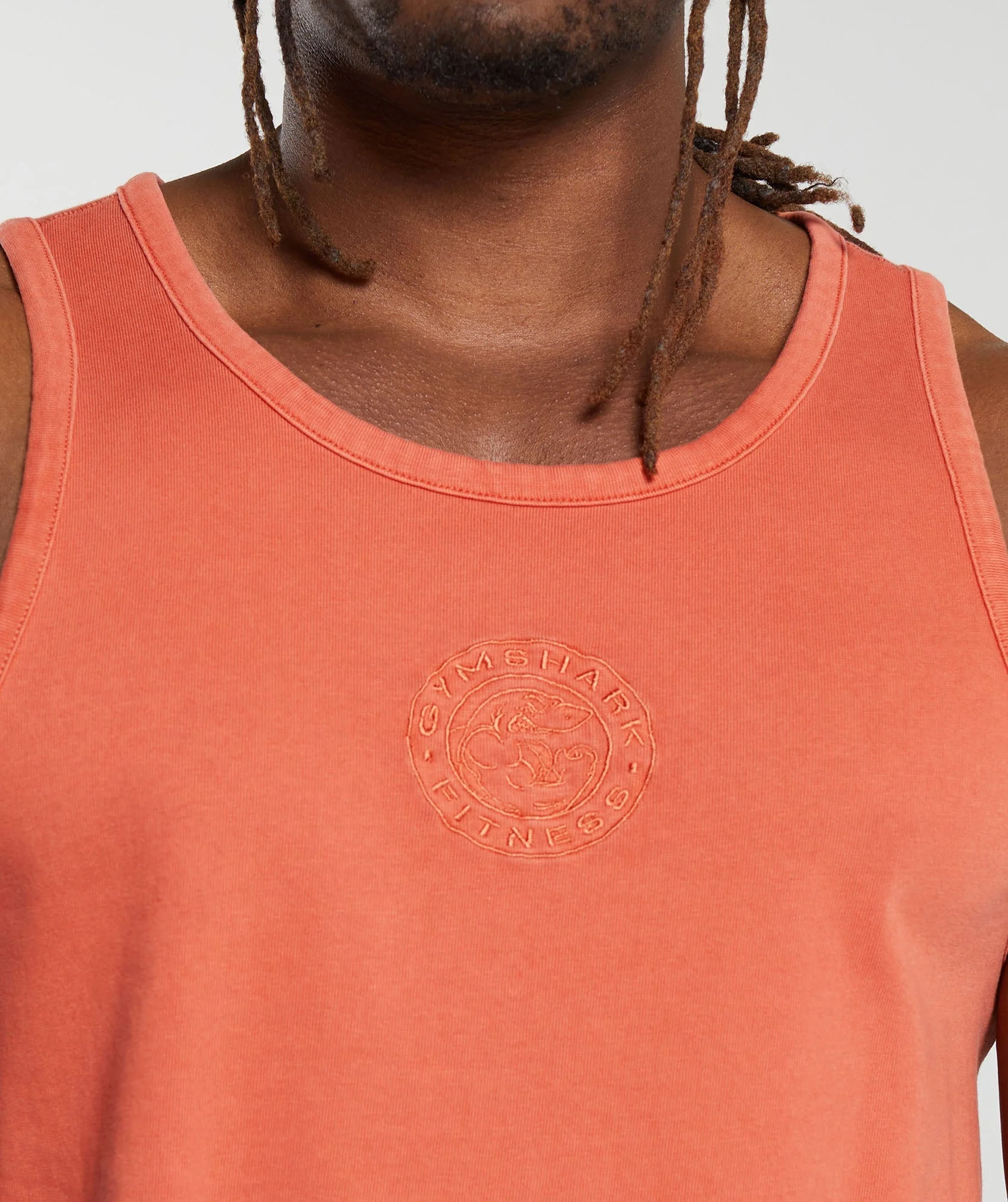 Gymshark Premium Legacy Tank - Muted Orange - Image 5