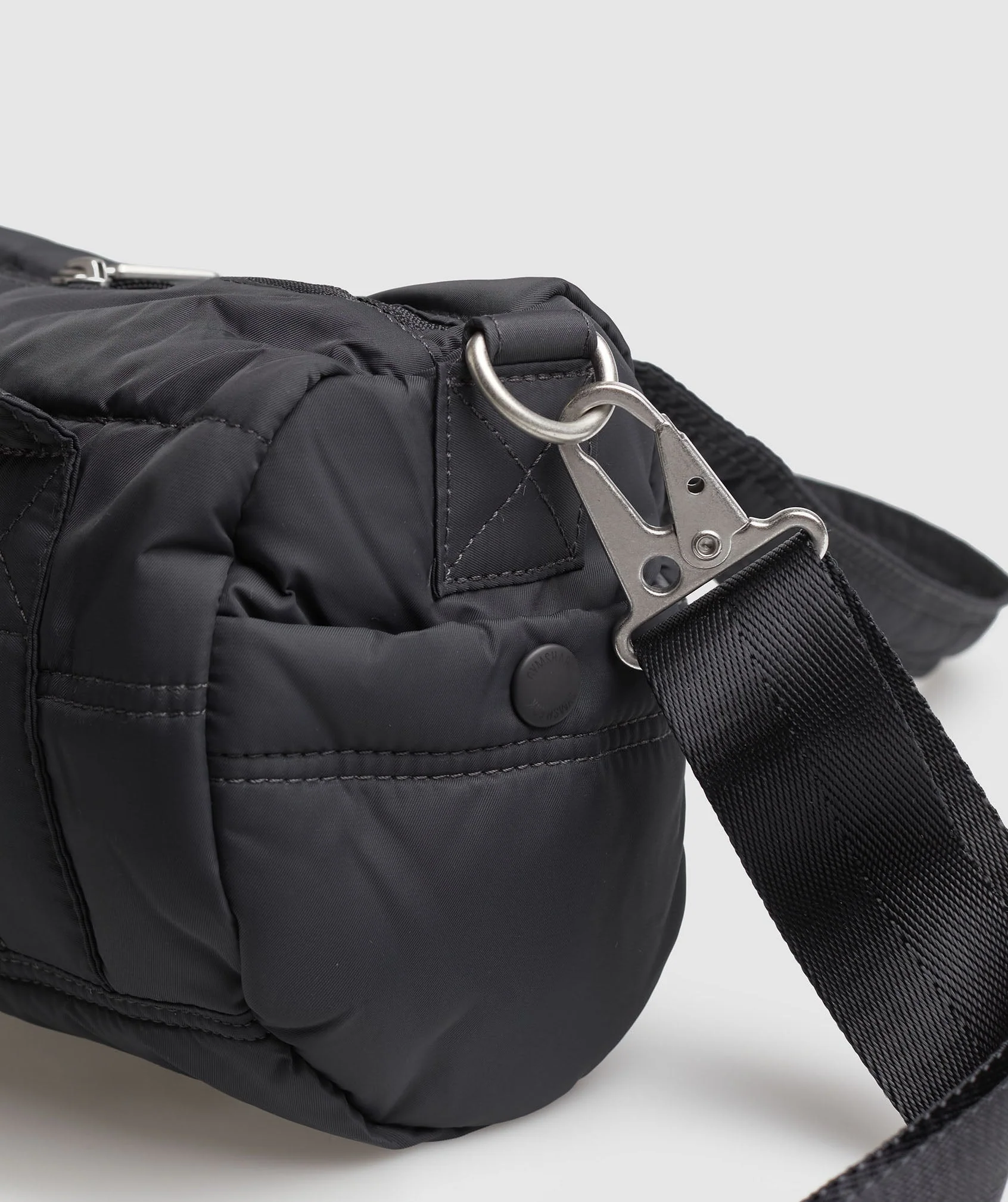 Gymshark Premium Lifestyle Mini Barrel Bag - Onyx Grey - Image 3