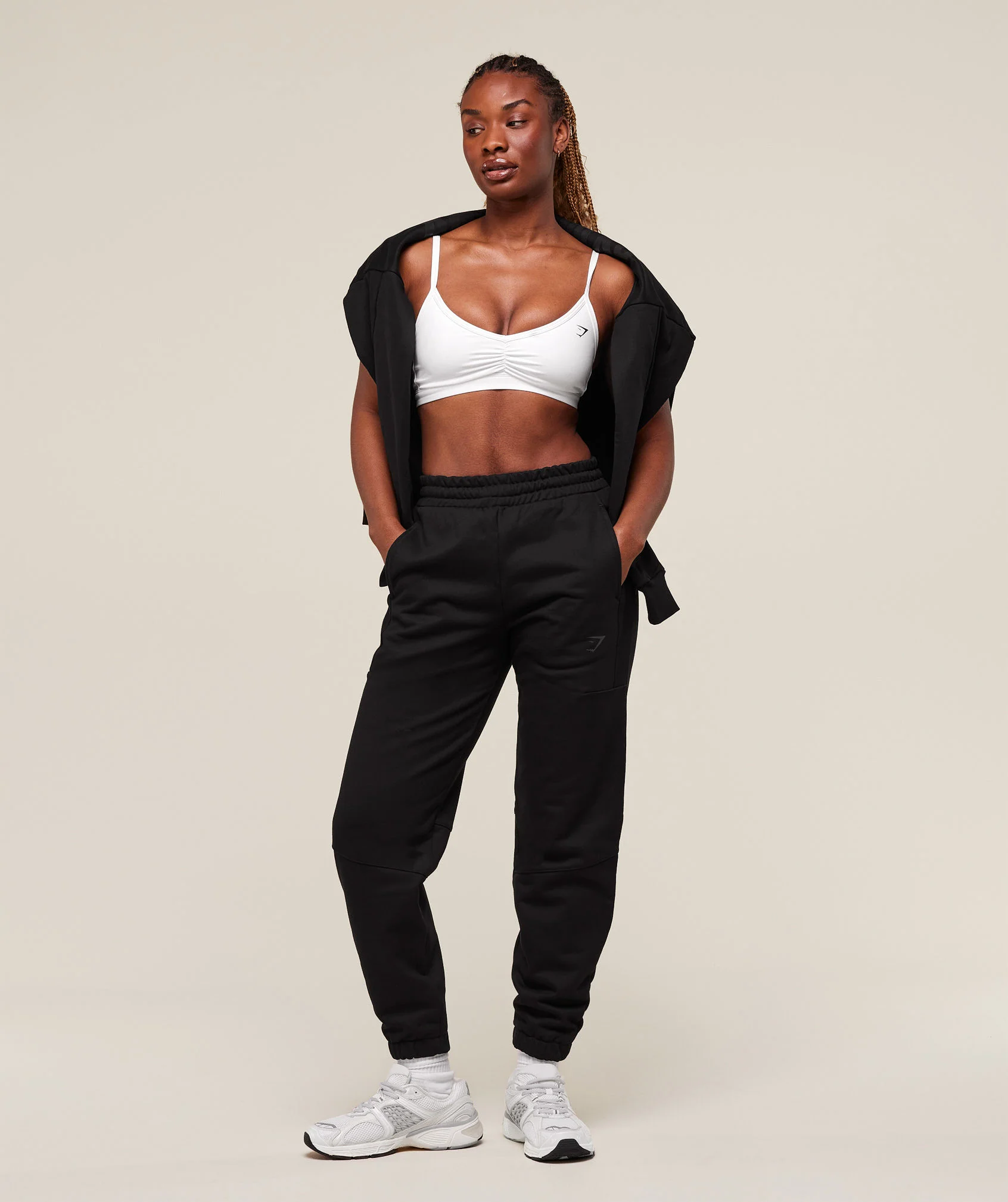 Gymshark Premium Power Joggers - Black - Image 4