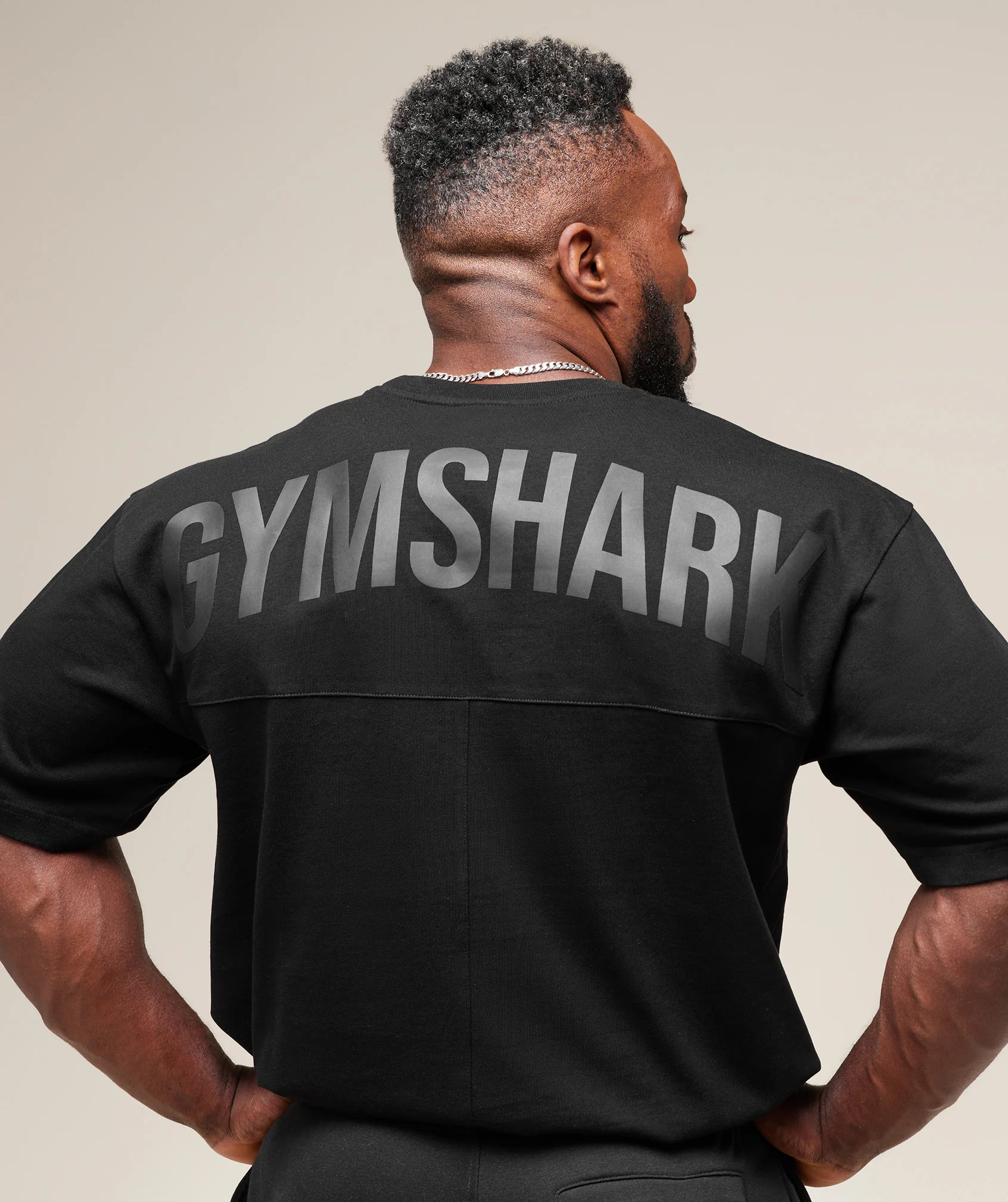 Gymshark Premium Power T Shirt - Black - Image 3