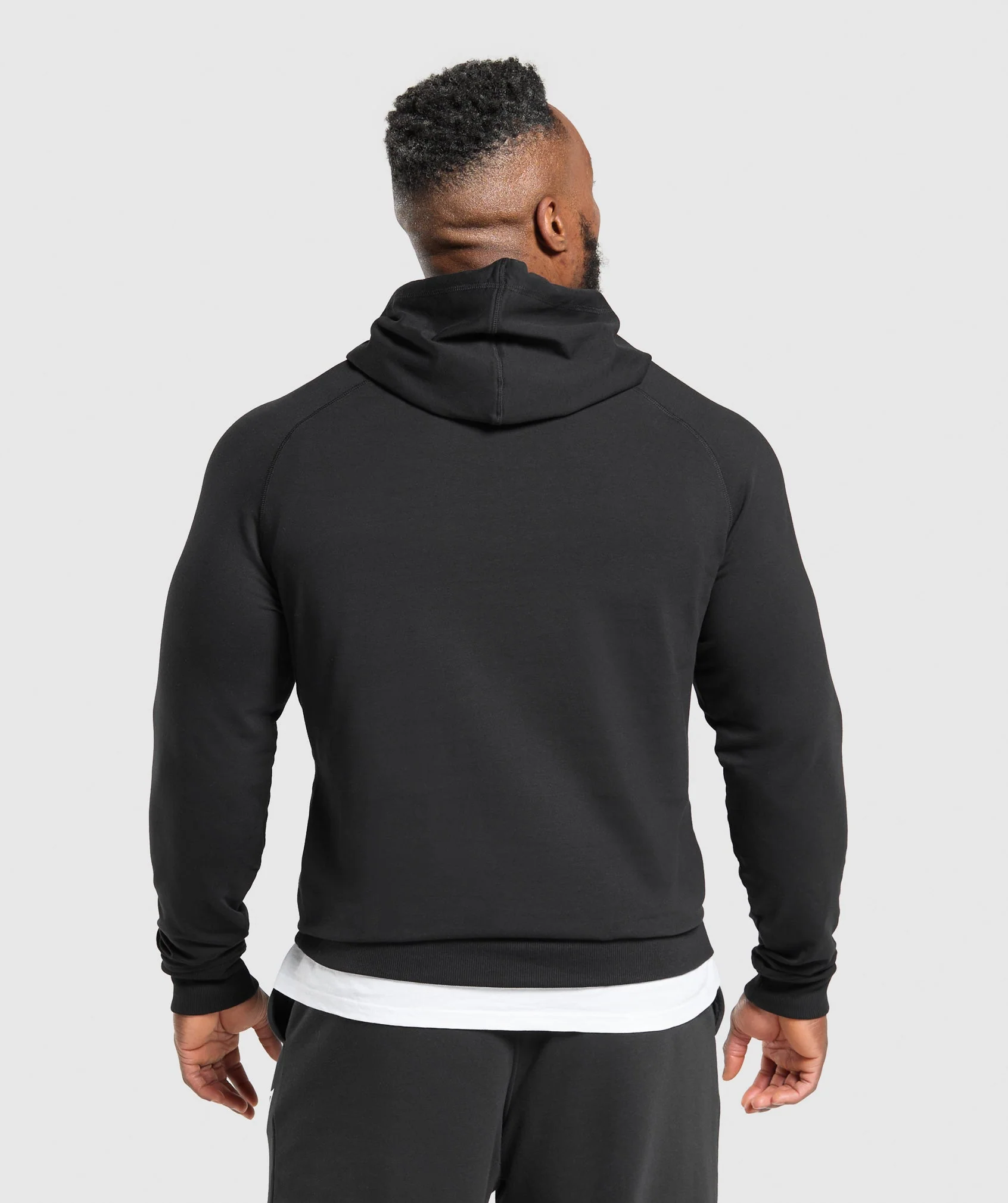 Gymshark Prime Hoodie - Black/Vivid Red - Image 2