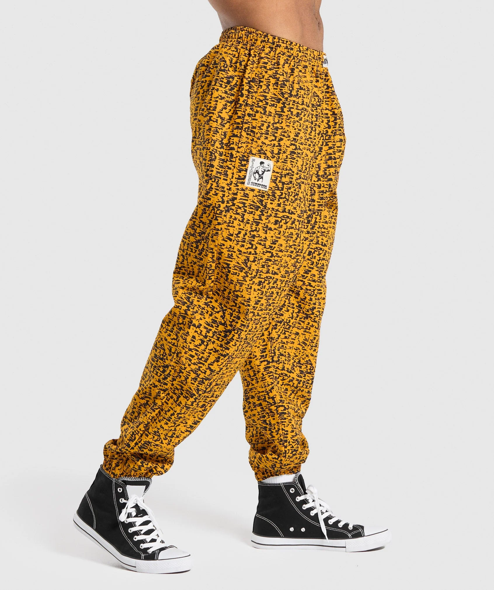 Gymshark Printed Pumper Pants - Burnt Yellow - Image 3
