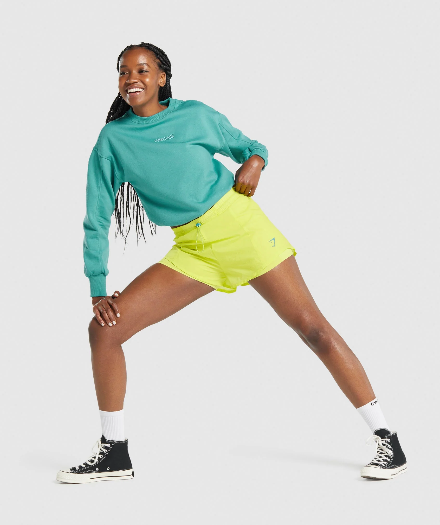 Gymshark Pulse 2 In 1 Shorts - Yellow - Image 4