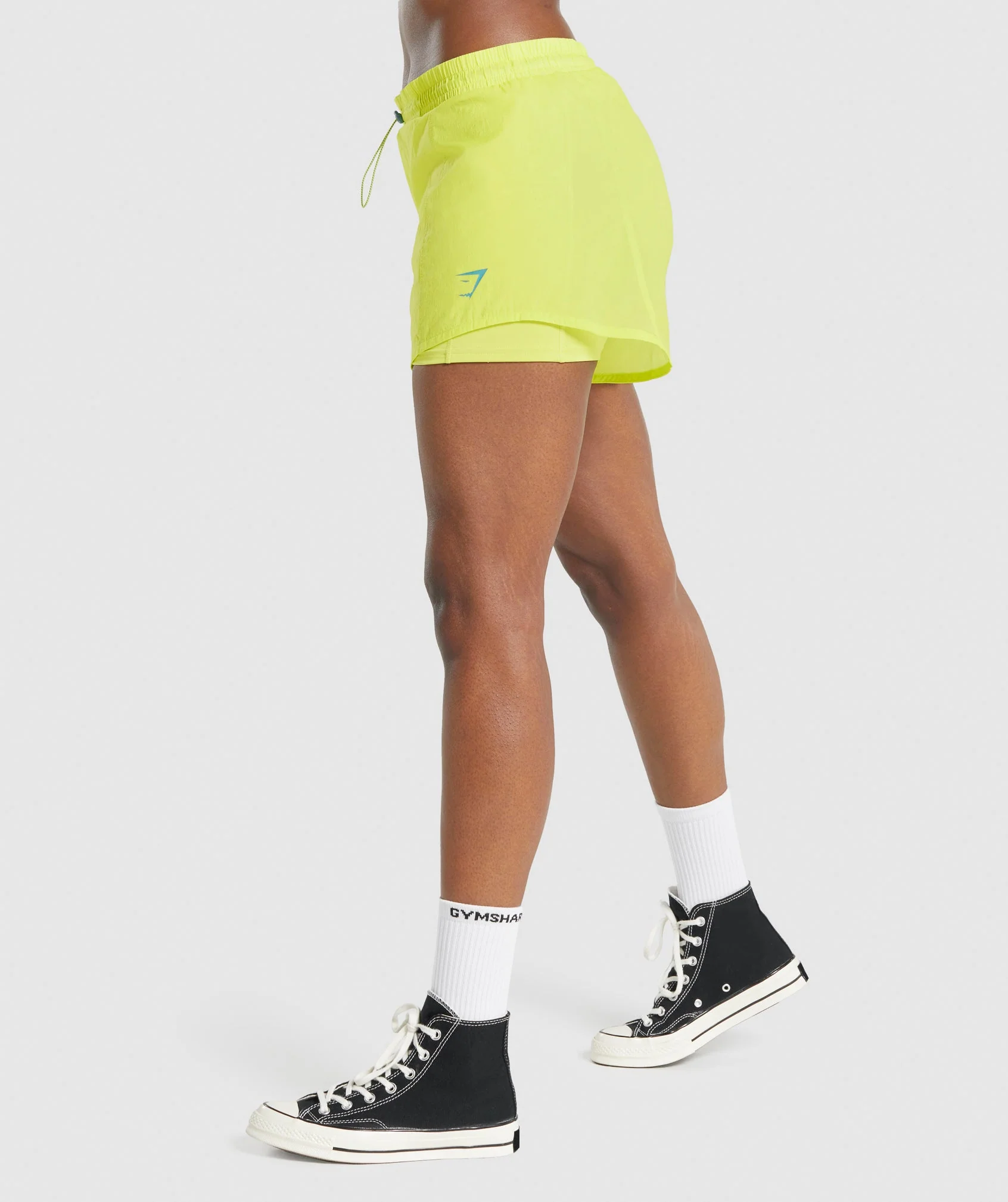 Gymshark Pulse 2 In 1 Shorts - Yellow - Image 5