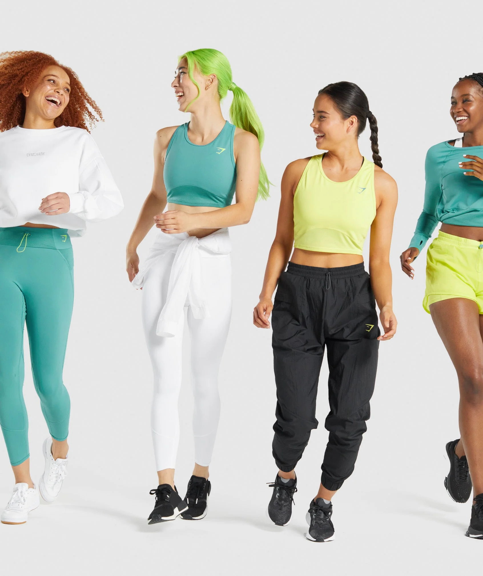 Gymshark Pulse Crop Tank - Teal - Image 3