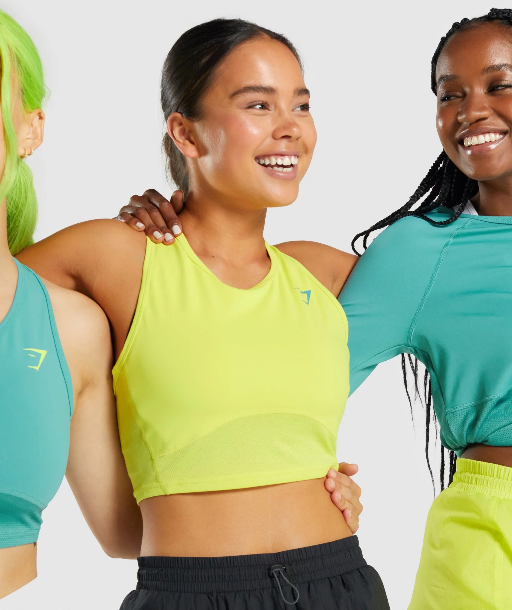 Gymshark Pulse Crop Tank - Yellow - Image 6