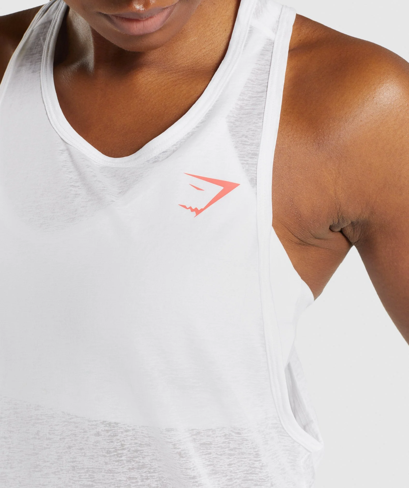 Gymshark Pulse Lightweight Tank - White - Image 5