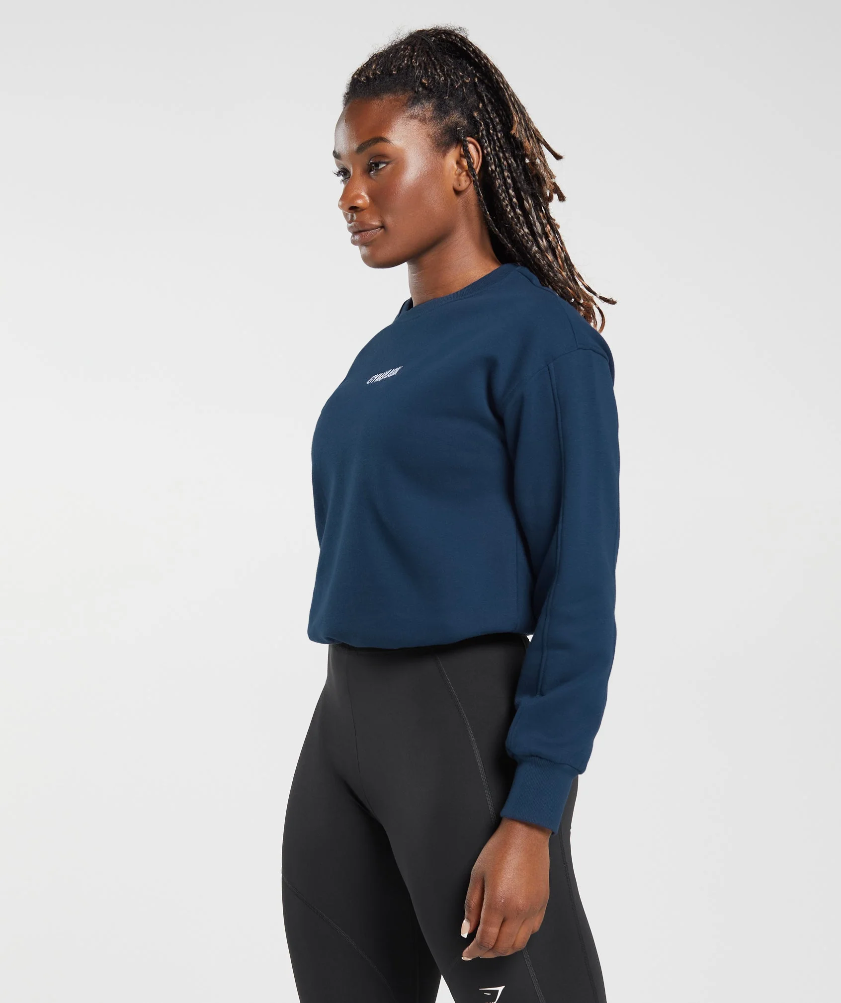 Gymshark Pulse Pullover - Navy - Image 3