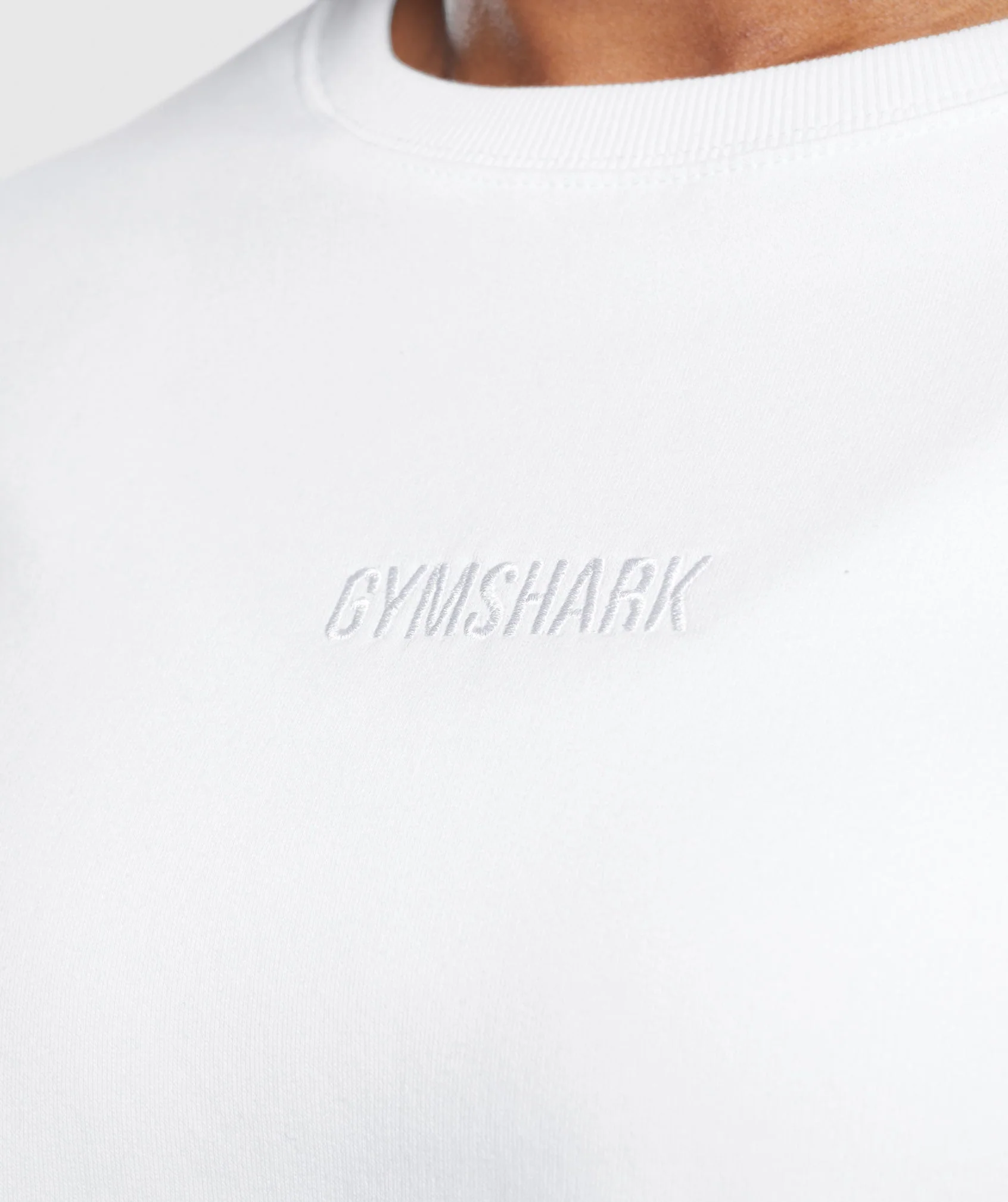 Gymshark Pulse Pullover - White - Image 6