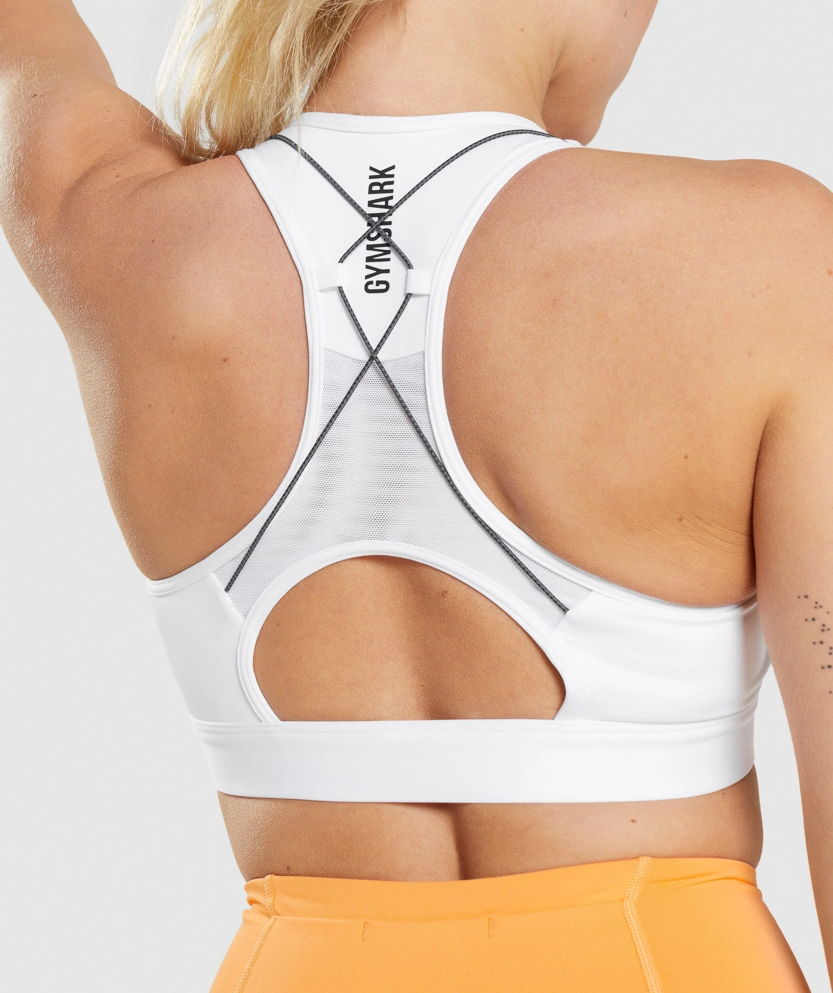 Gymshark Pulse Sports Bra - White - Image 5
