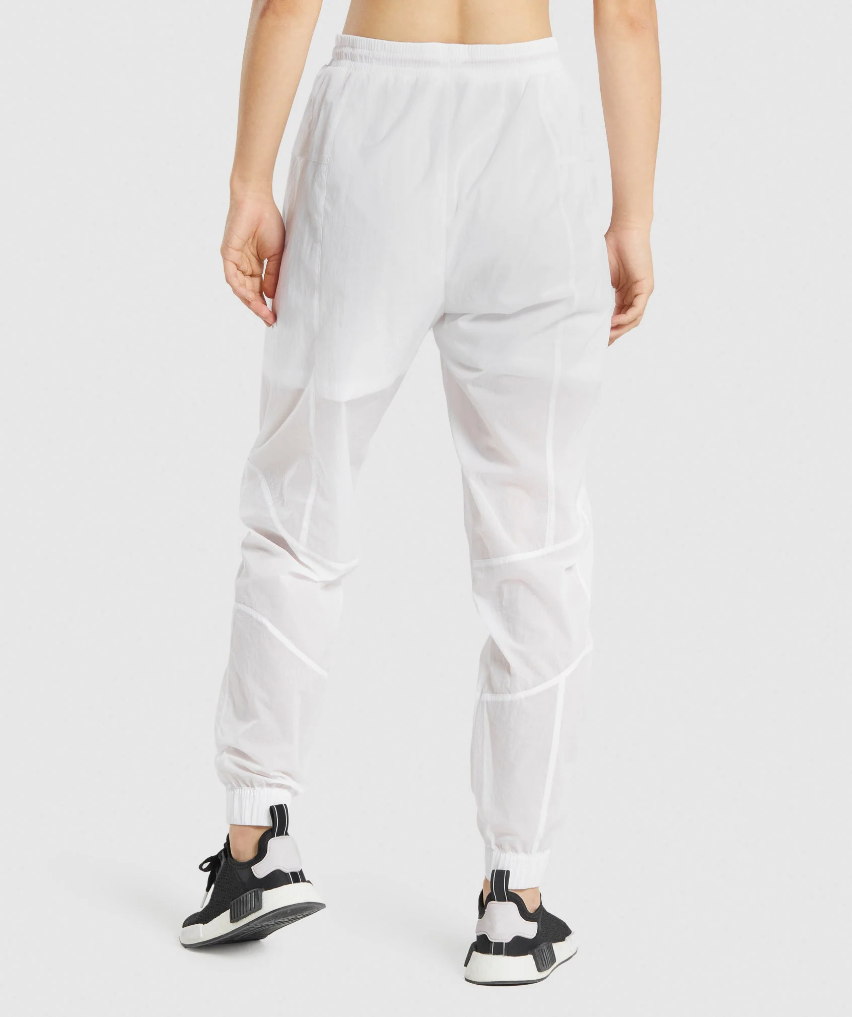 Gymshark Pulse Woven Joggers - White - Image 2