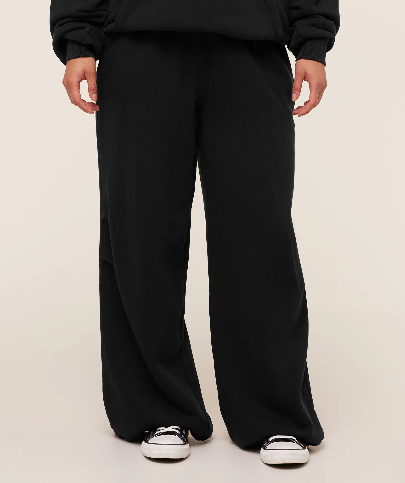 Gymshark Pump Cover Structured Fleece Pant - Black/Wash