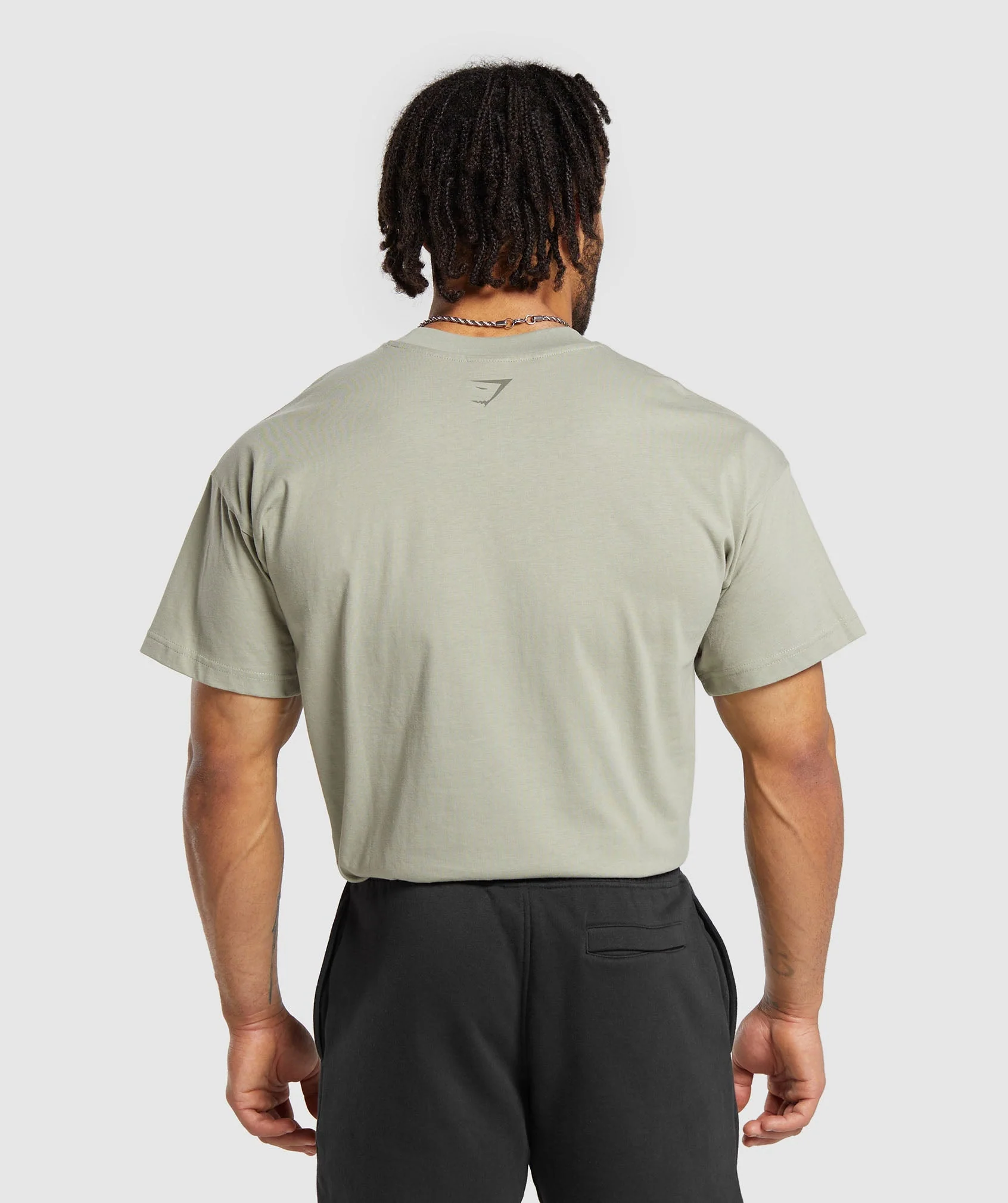 Gymshark Pump Cover T-Shirt - Chalk Green - Image 2