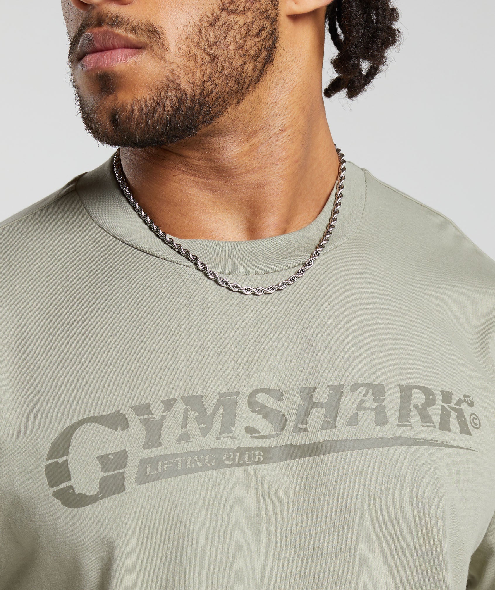 Gymshark Pump Cover T-Shirt - Chalk Green - Image 6