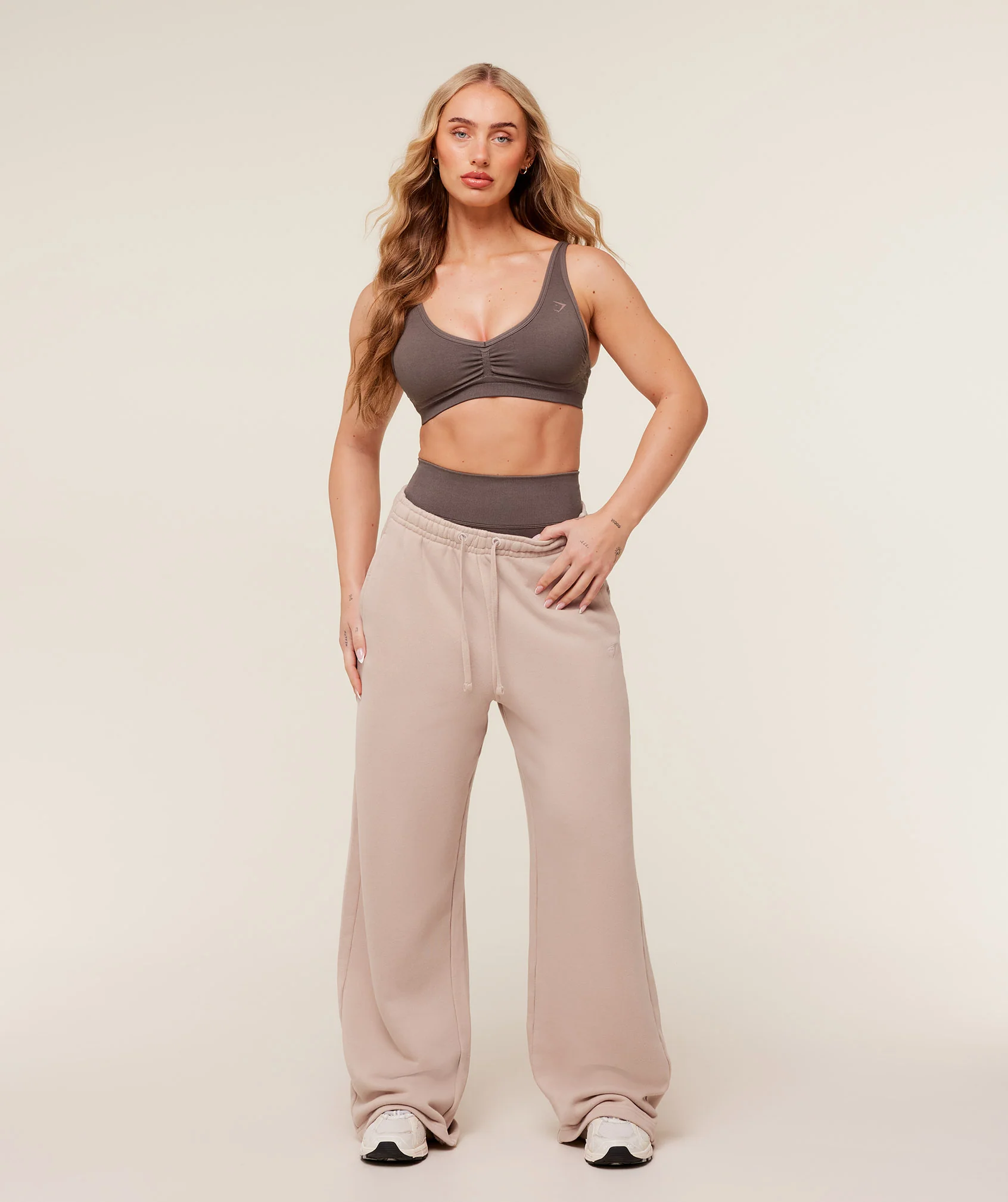 Gymshark Pump Straight Leg Pants - GS Dusk Pink/WASH - Image 4