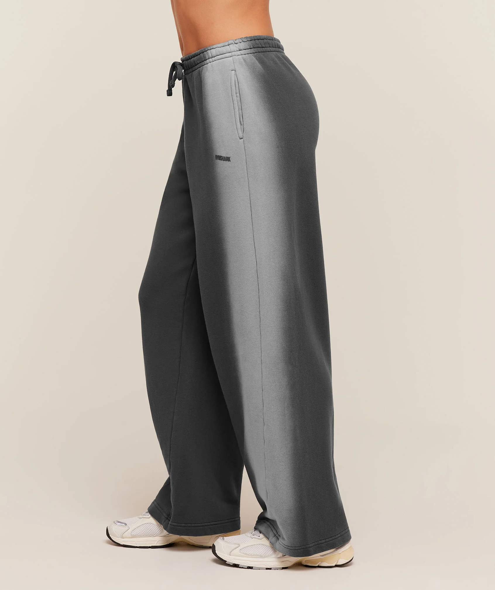 Gymshark Pump Washed Straight Leg Joggers - Onyx Grey/Stratus Grey - Image 3