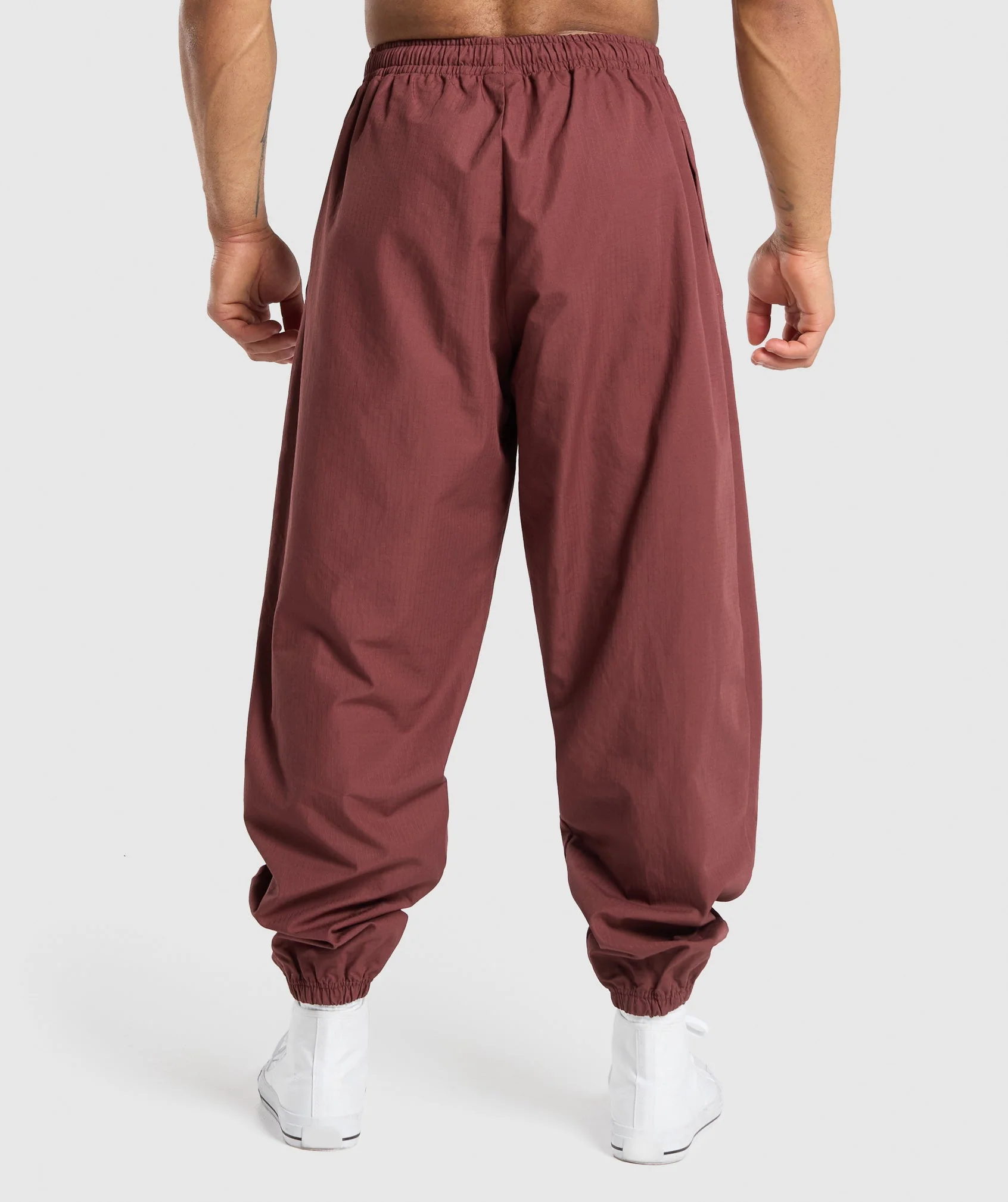 Gymshark Pumper Pants - Burgundy Brown - Image 2