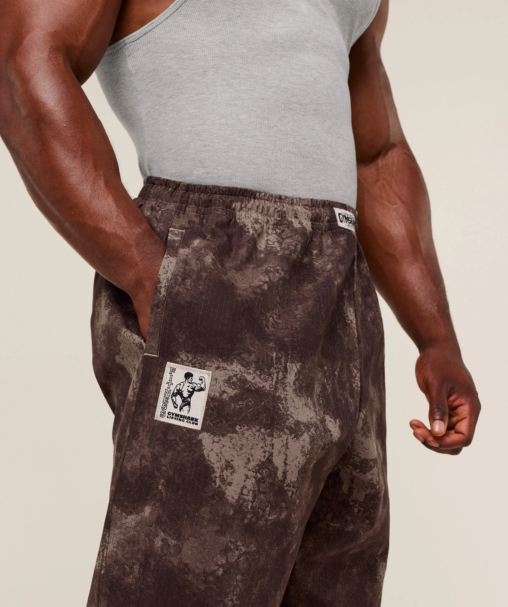 Gymshark Pumper Pants - Soul Taupe - Image 5