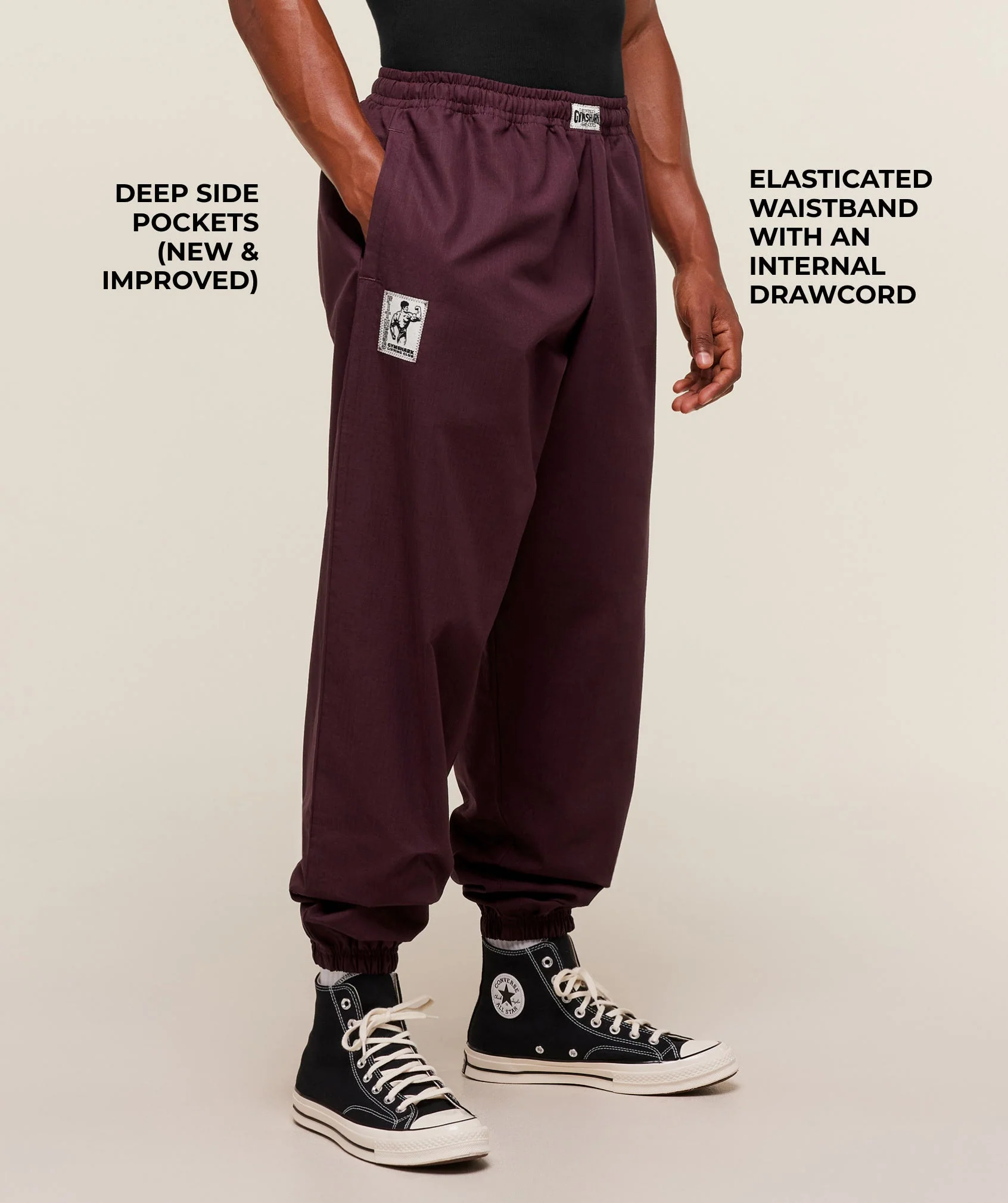 Gymshark Pumper Pants - Cherry Purple - Image 3
