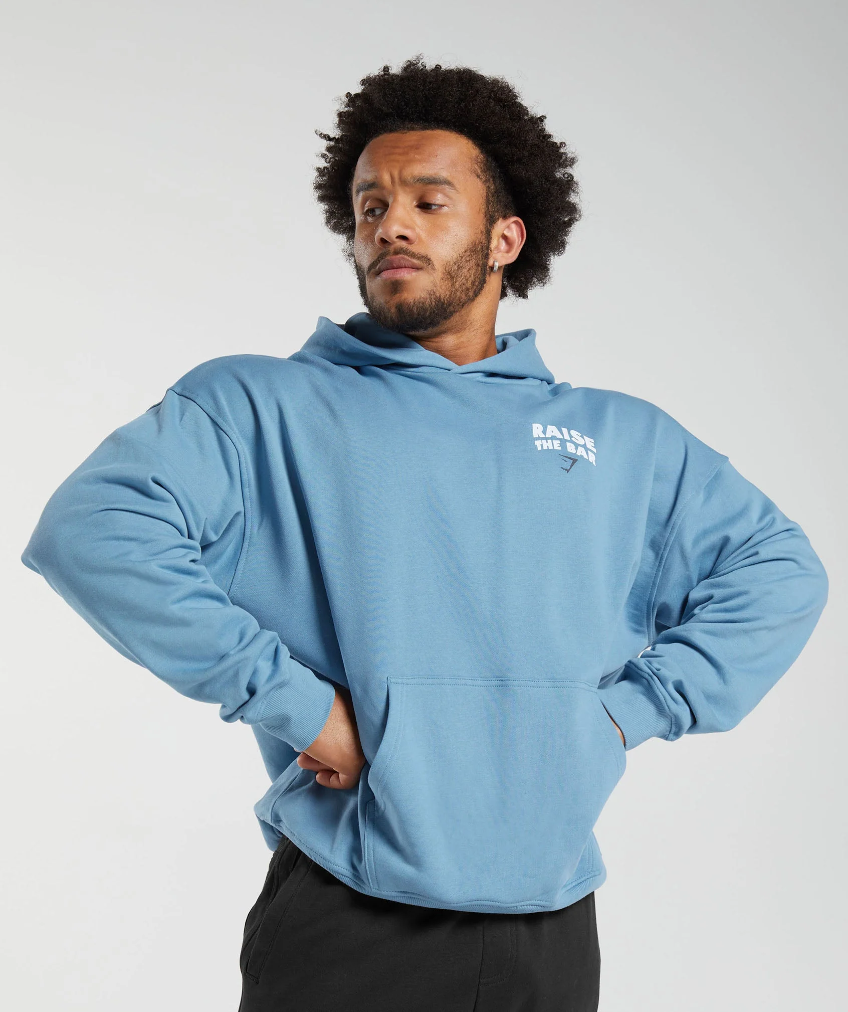 Gymshark Raise the Bar Hoodie - Dusk Blue - Image 7