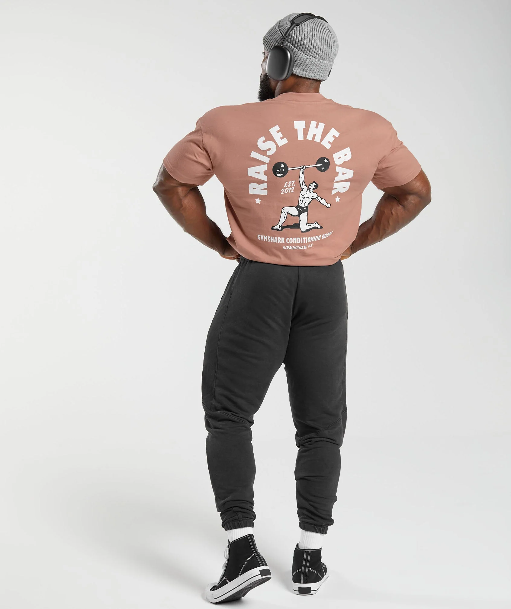 Gymshark Raise the Bar T-Shirt - Faded Pink - Image 4