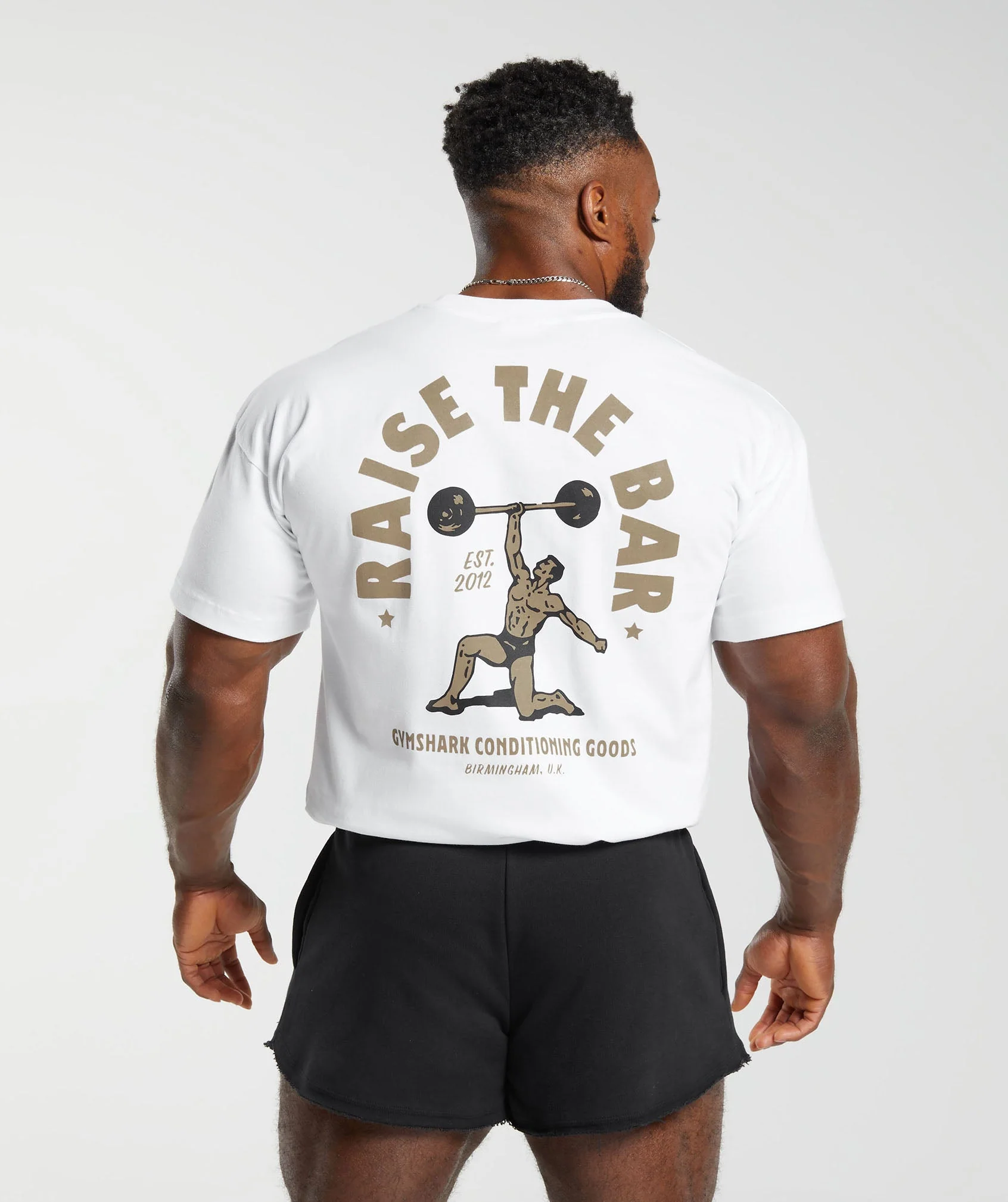 Gymshark Raise the Bar T-Shirt - White