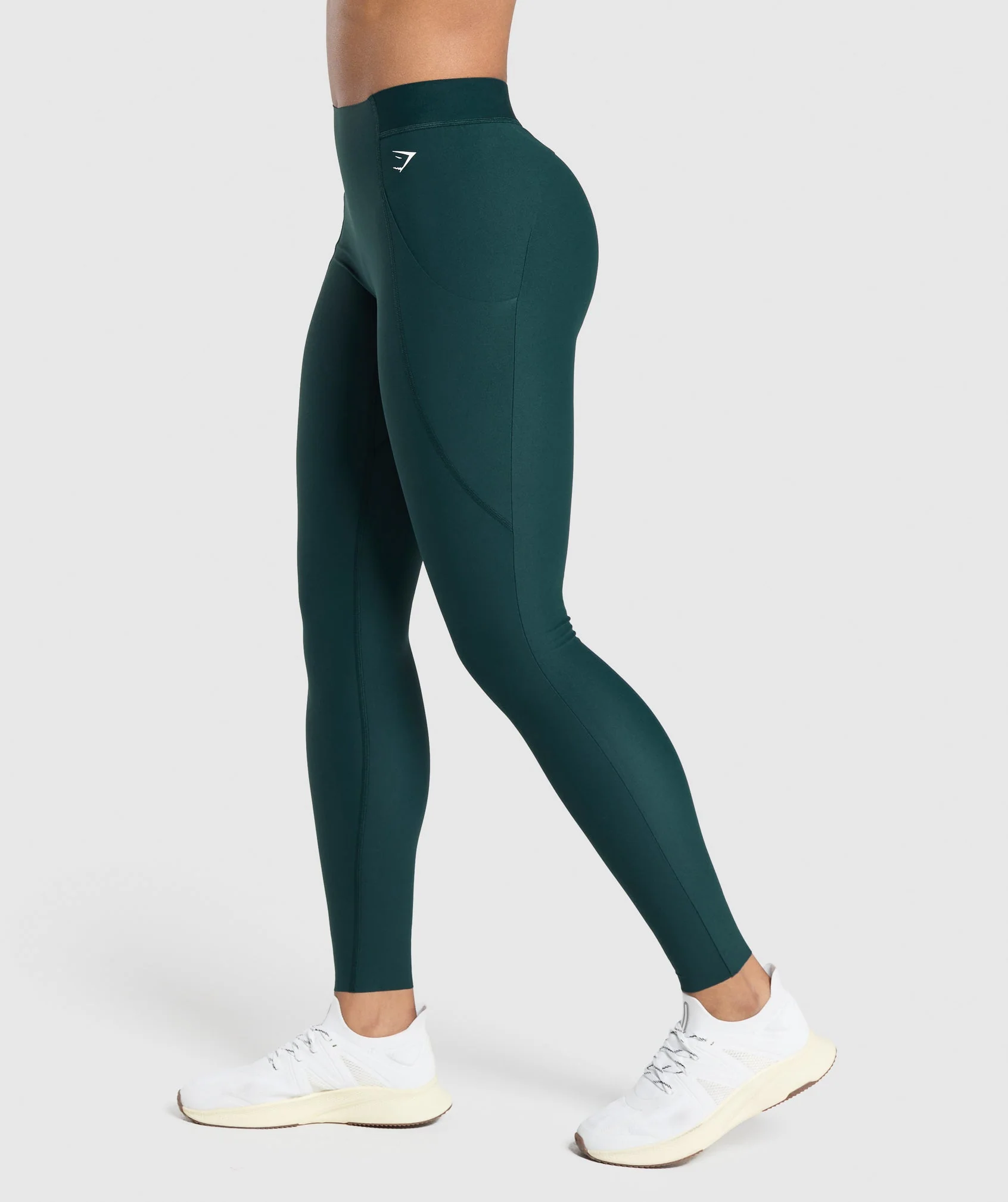 Gymshark Raw Cut Leggings - Strong Teal - Image 3