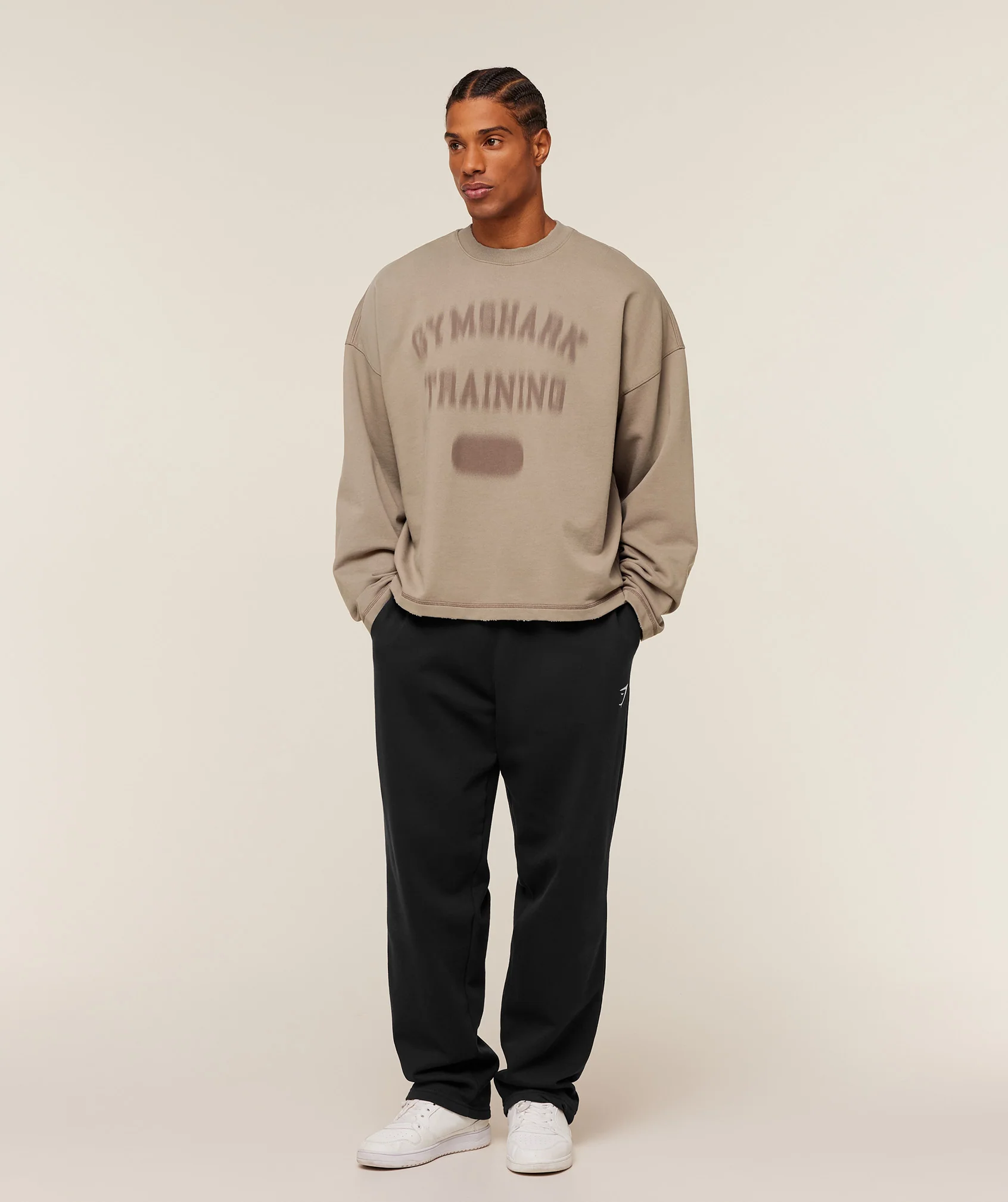 Gymshark Re-Rack Crew Neck Pullover - Lifestyle Brown - Image 4