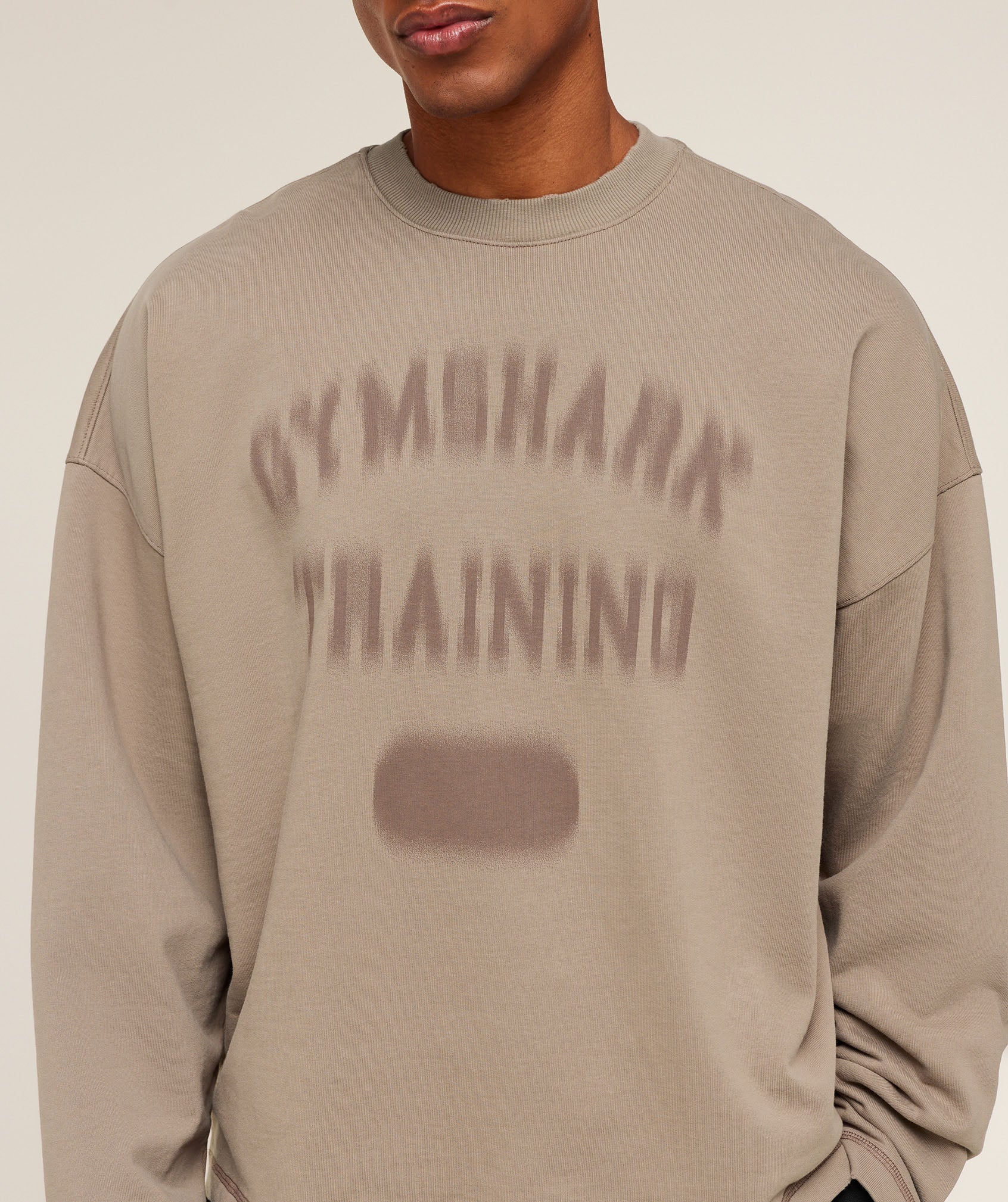 Gymshark Re-Rack Crew Neck Pullover - Lifestyle Brown - Image 5