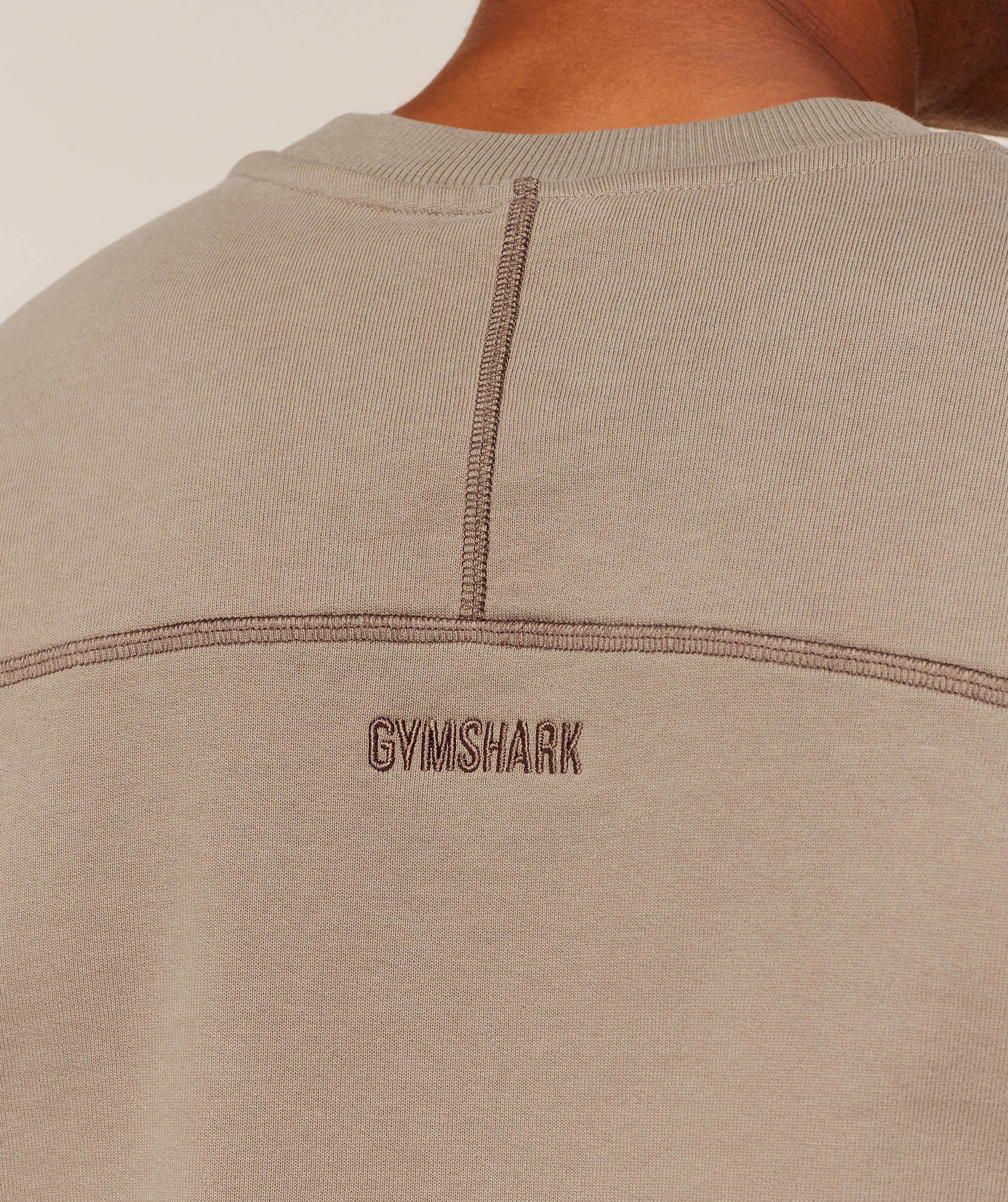 Gymshark Re-Rack Crew Neck Pullover - Lifestyle Brown - Image 6