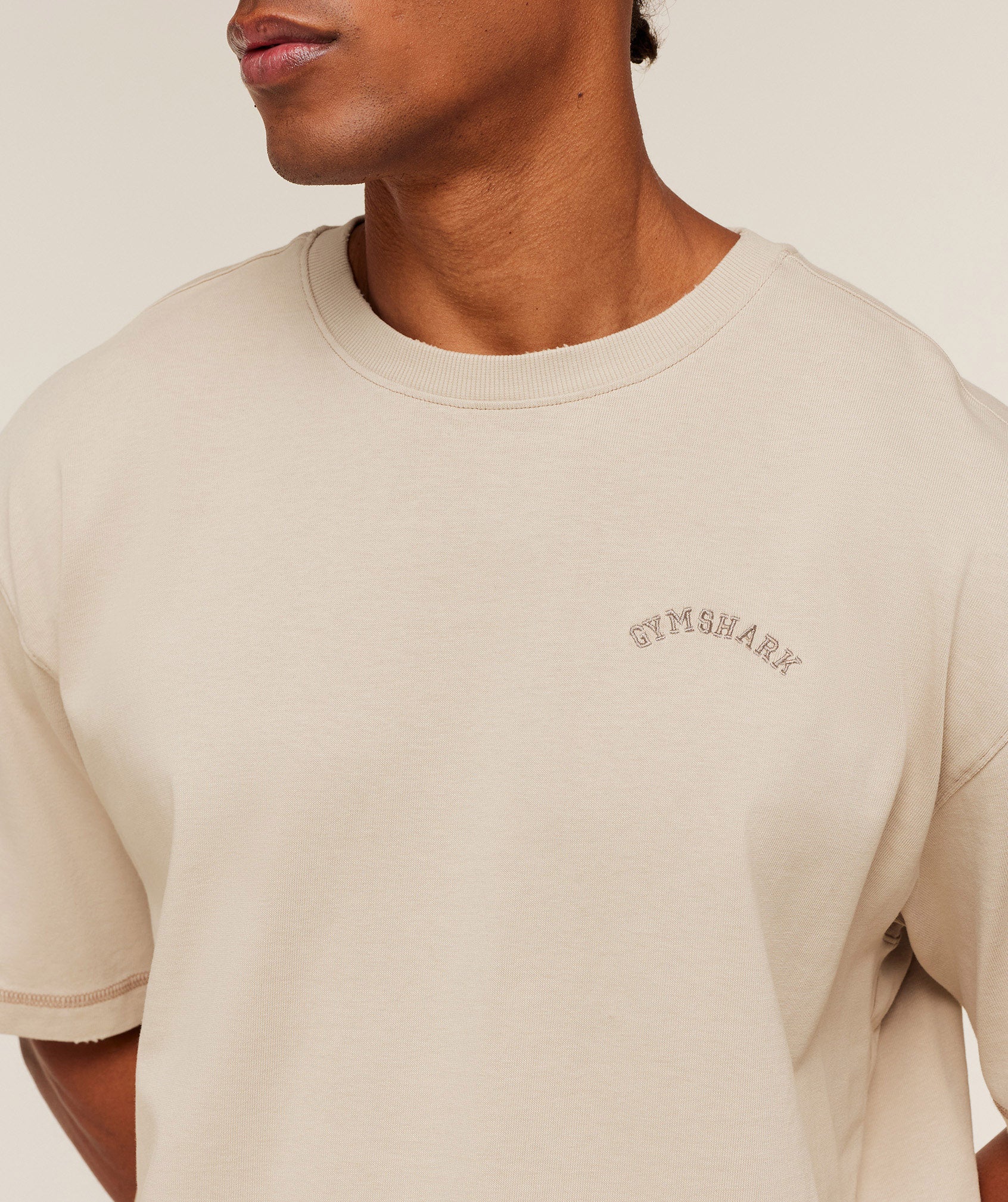 Gymshark Re-Rack T-Shirt - Pebble Grey - Image 6