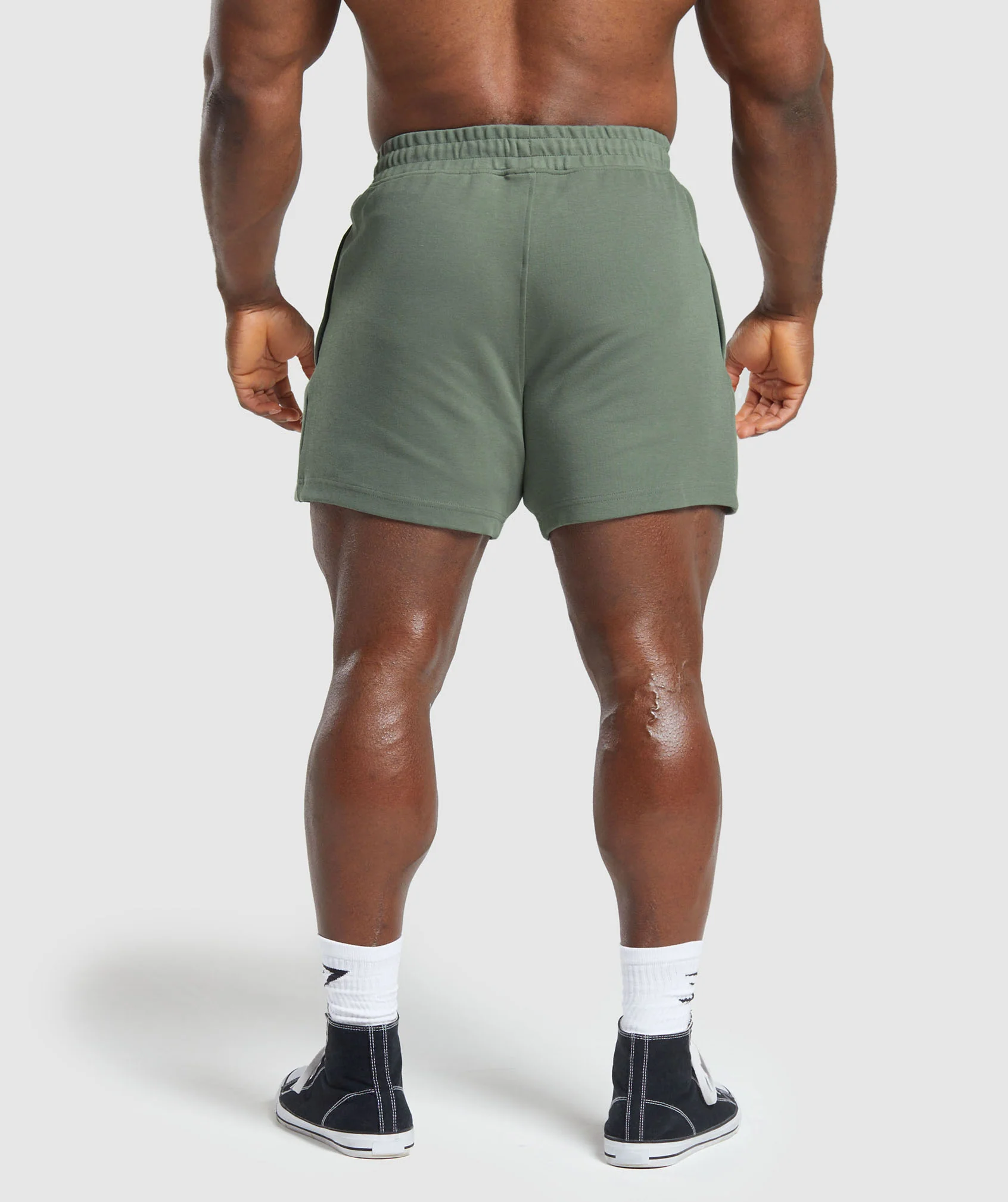 Gymshark React 5" Shorts - Dusk Green - Image 4