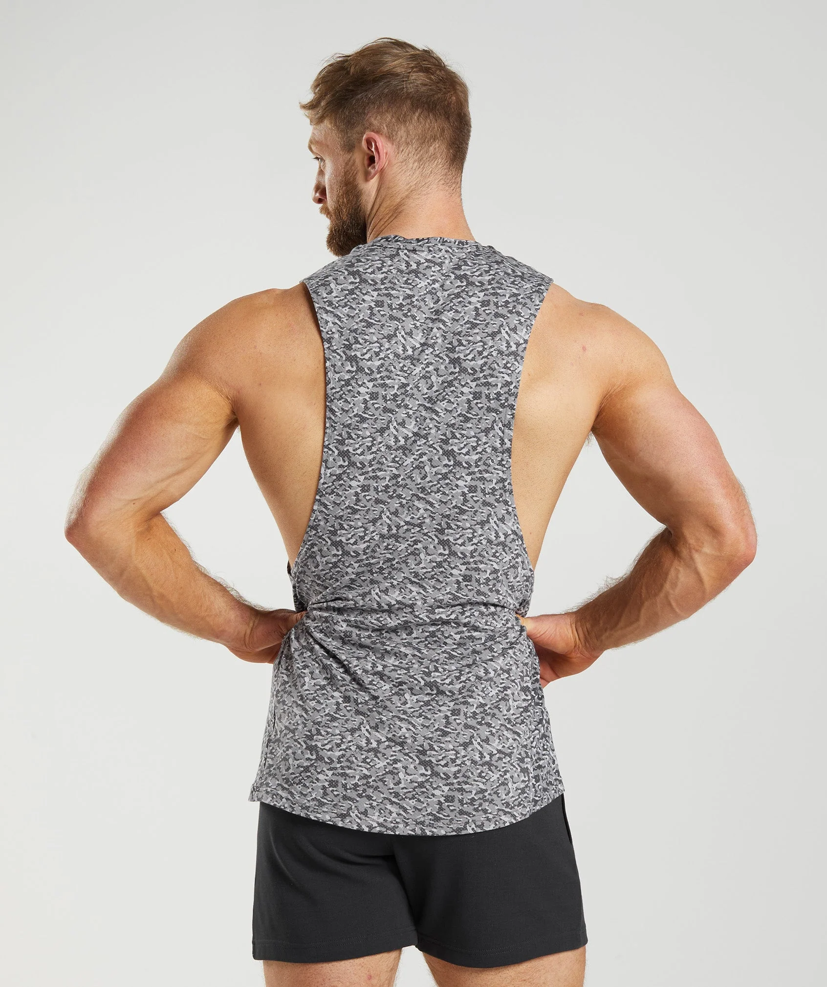 Gymshark React Drop Arm Tank - Onyx Grey - Image 2