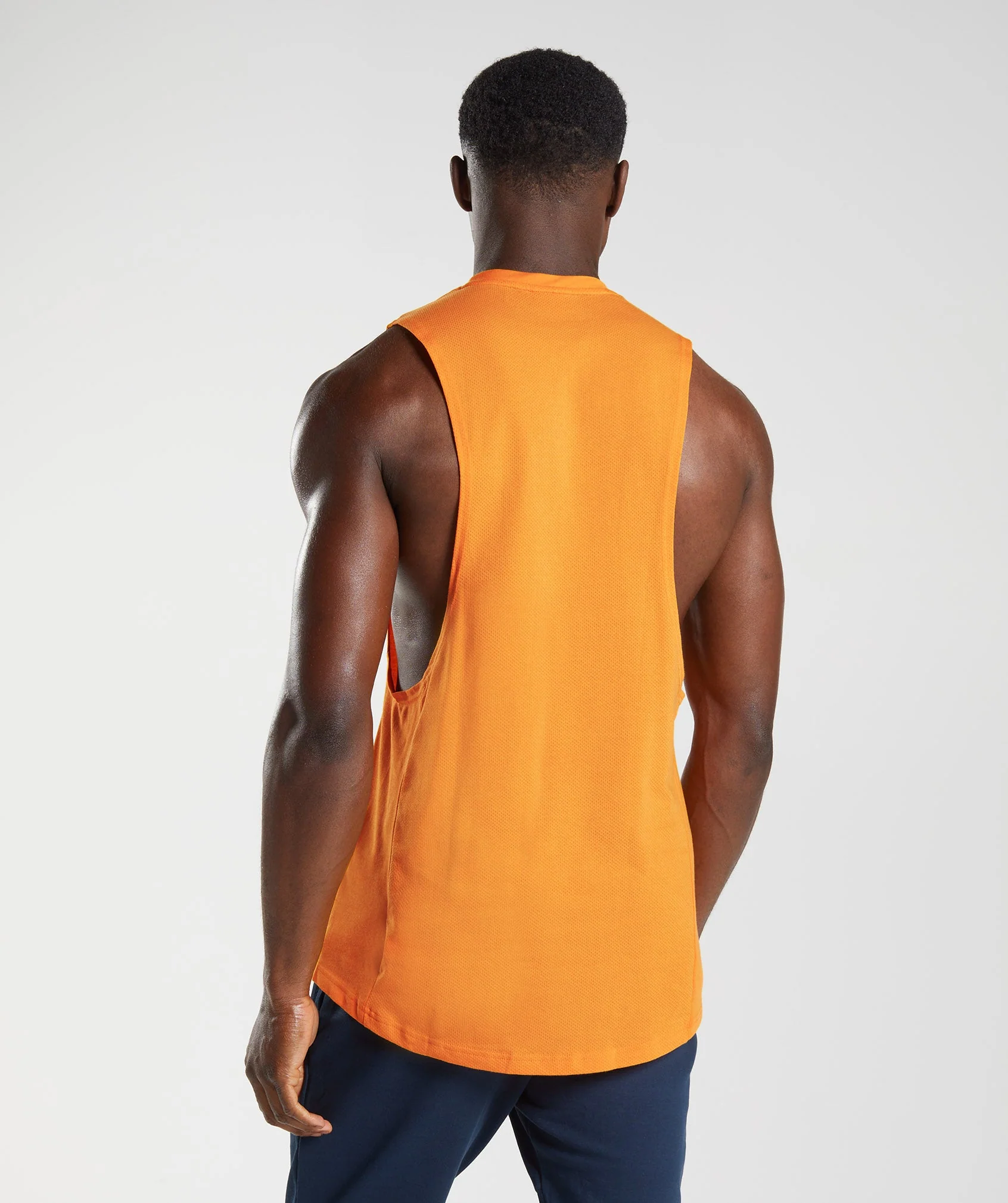 Gymshark React Drop Arm Tank - Sunburst Orange - Image 2