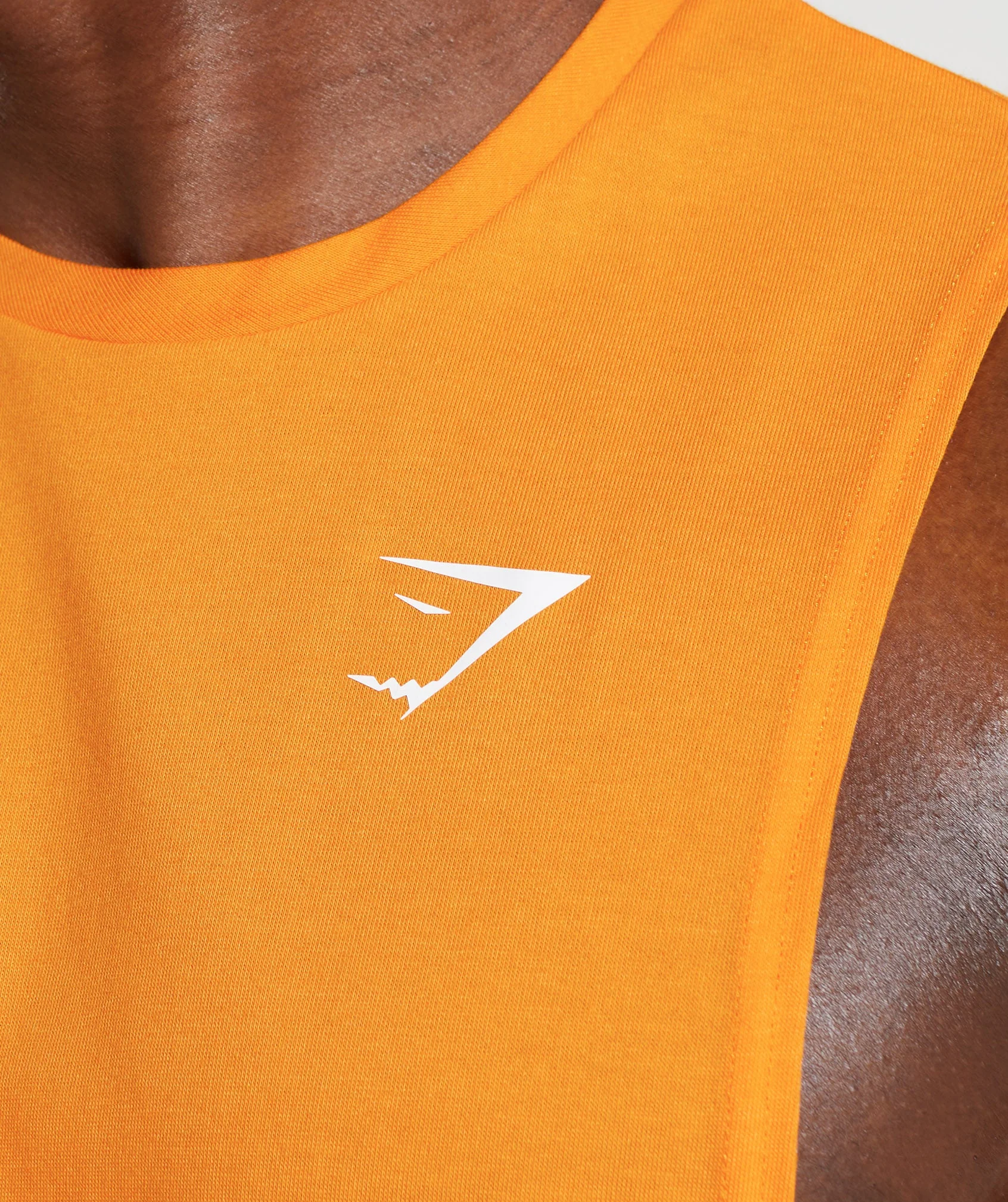 Gymshark React Drop Arm Tank - Sunburst Orange - Image 6