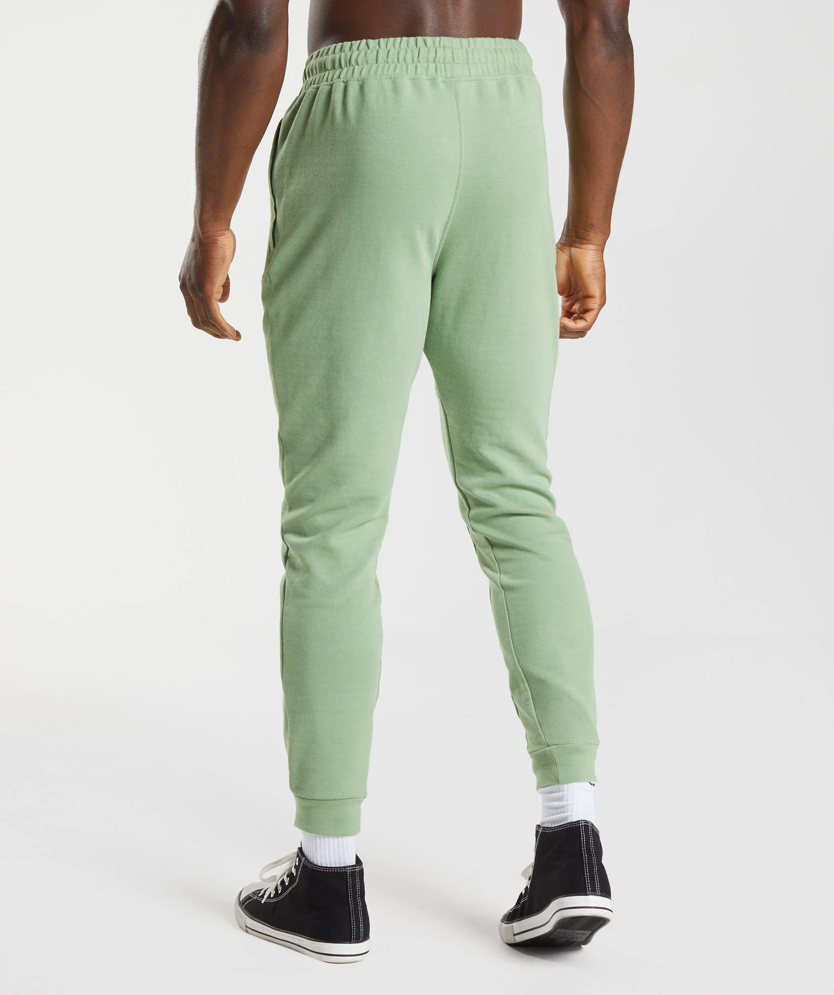 Gymshark React Joggers - Tea Green - Image 2