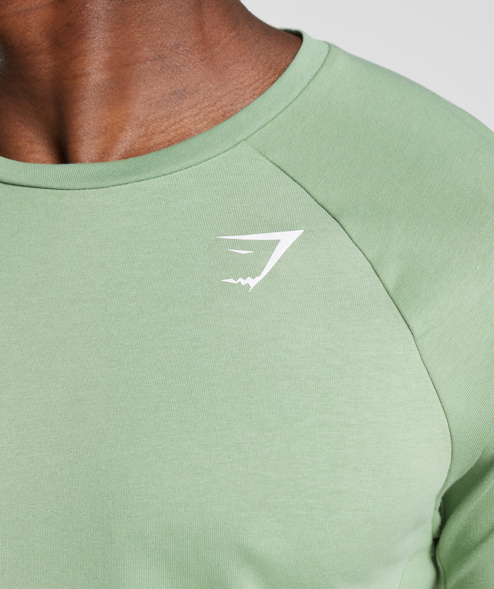 Gymshark React Long Sleeve Top - Tea Green - Image 5