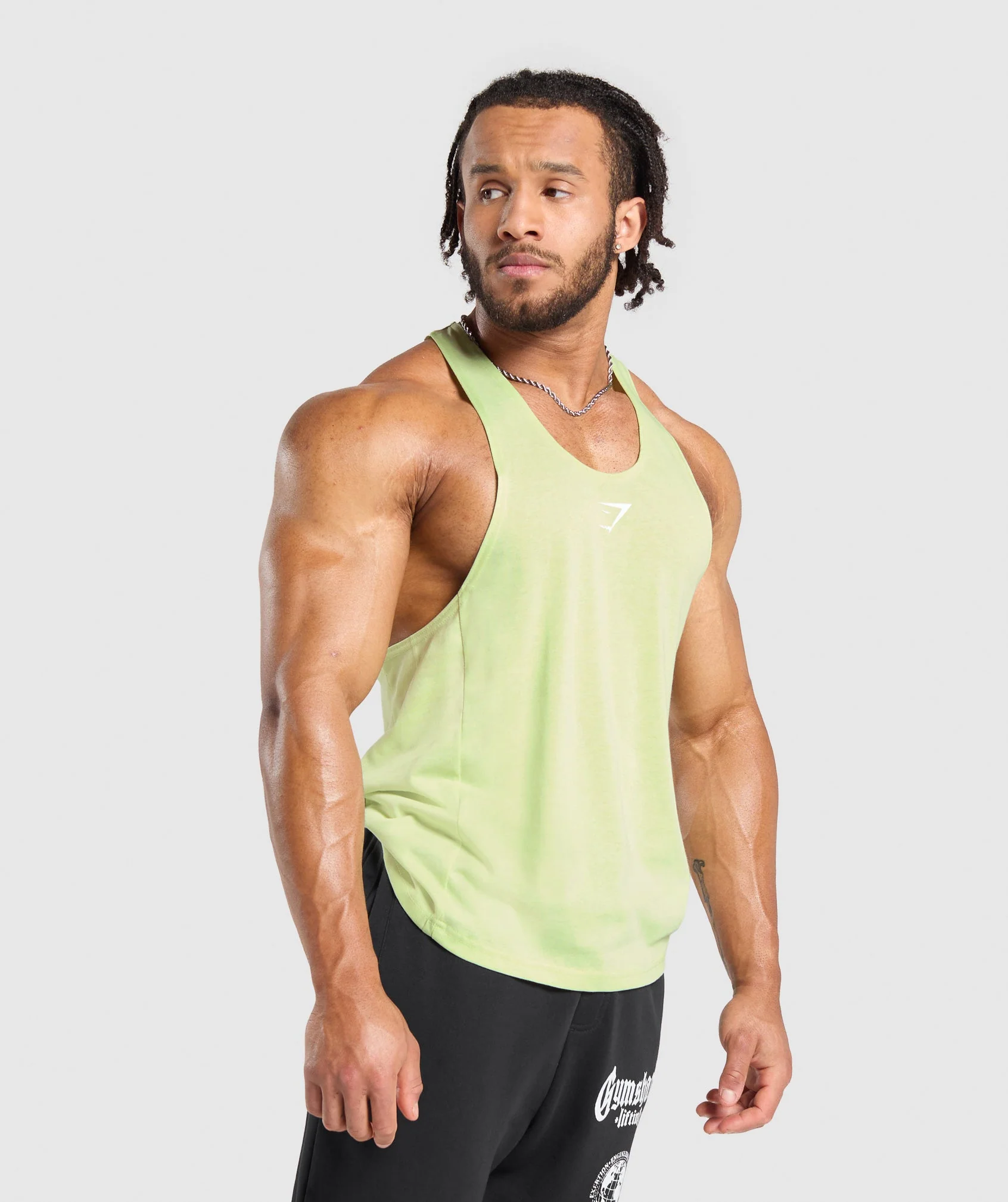 Gymshark React Stringer - Pastel Sage Green - Image 3