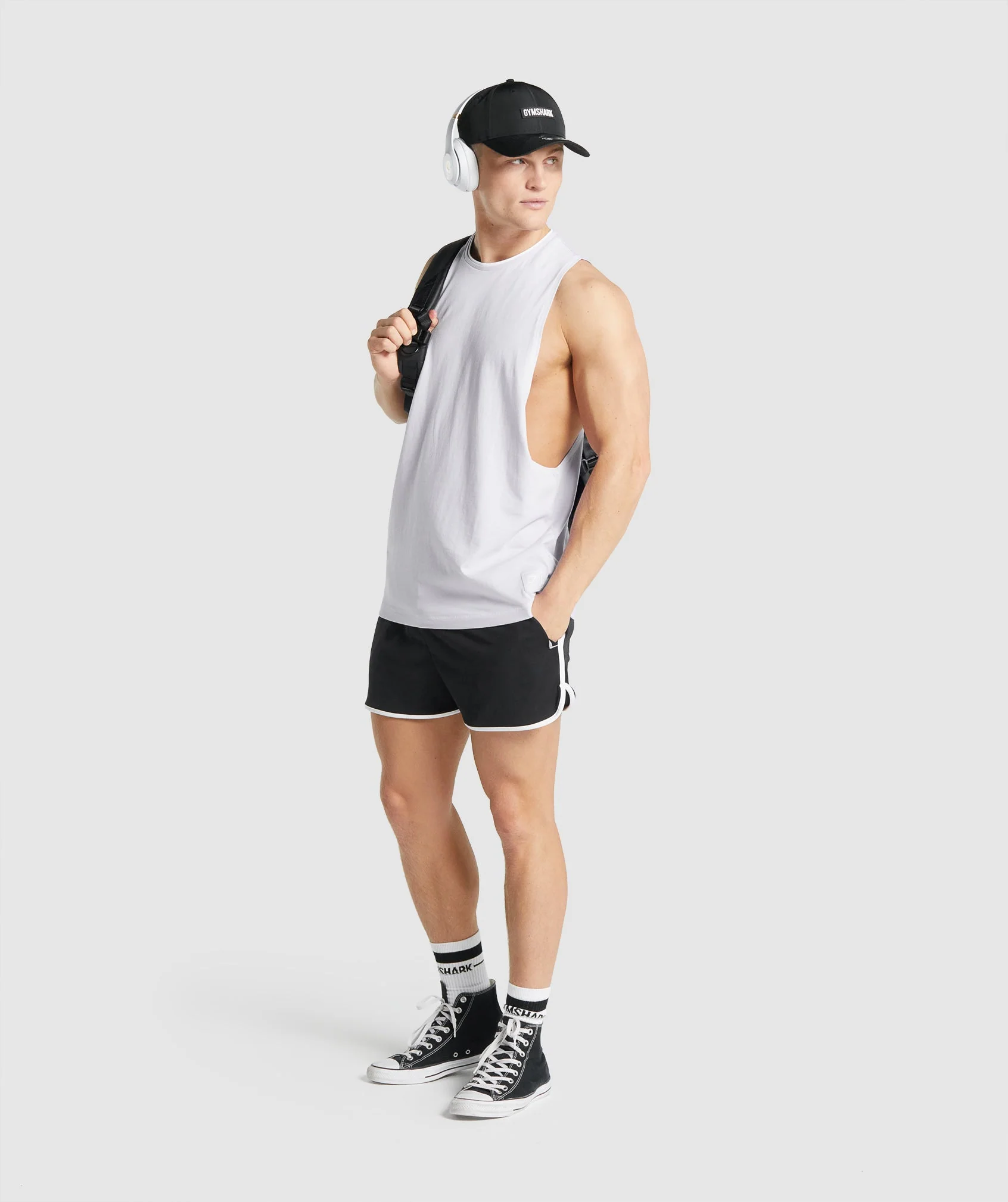 Gymshark Recess 3" Shorts - Black - Image 4