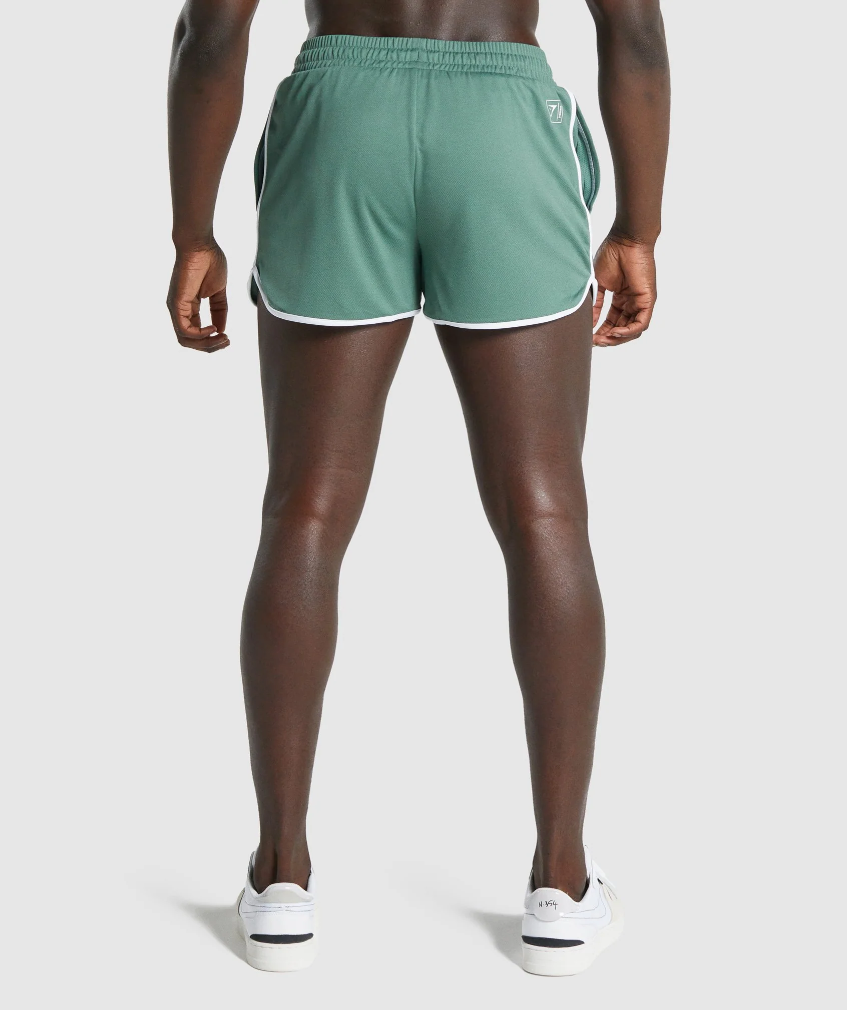 Gymshark Recess 3" Shorts - Green - Image 2