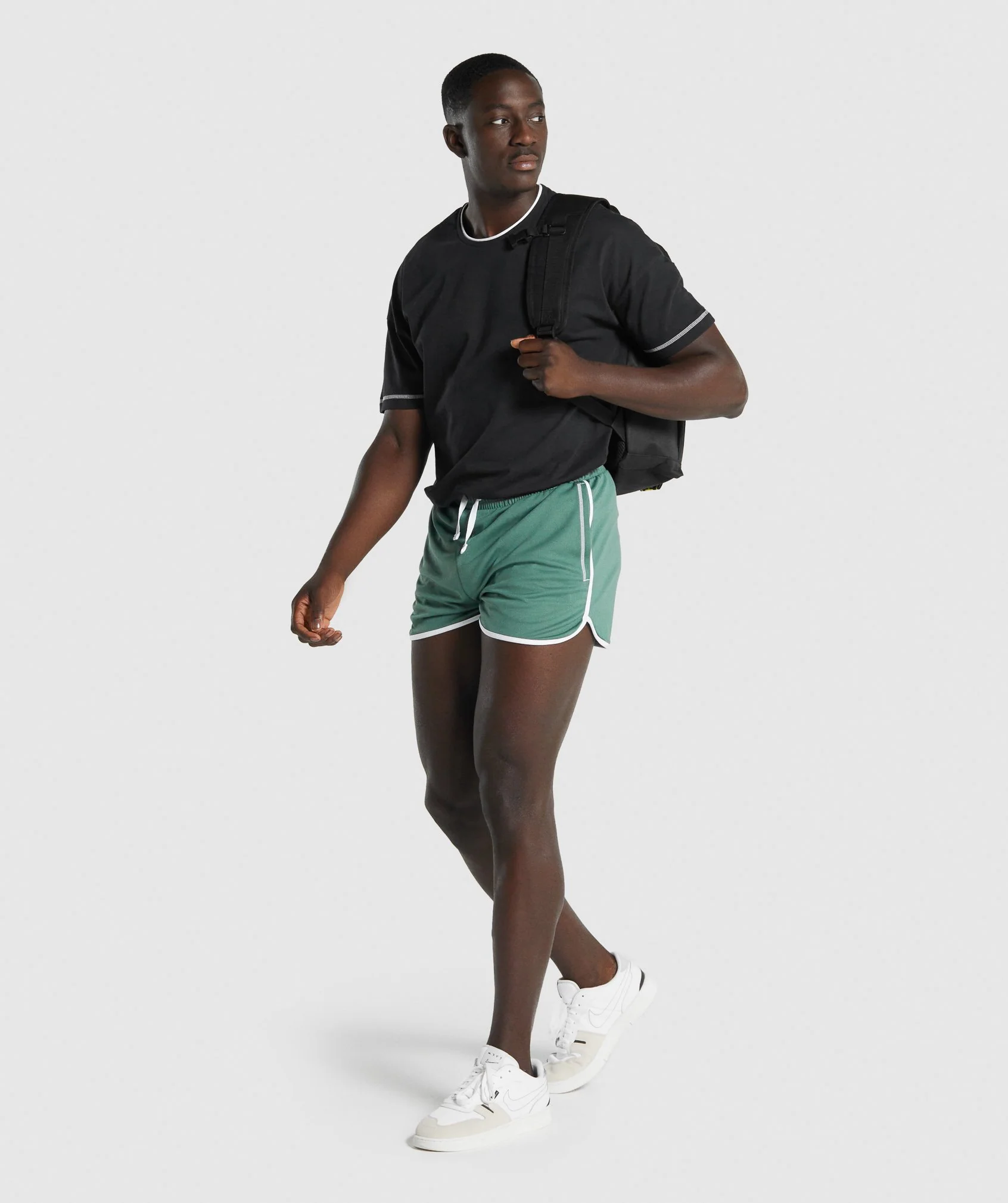 Gymshark Recess 3" Shorts - Green - Image 4