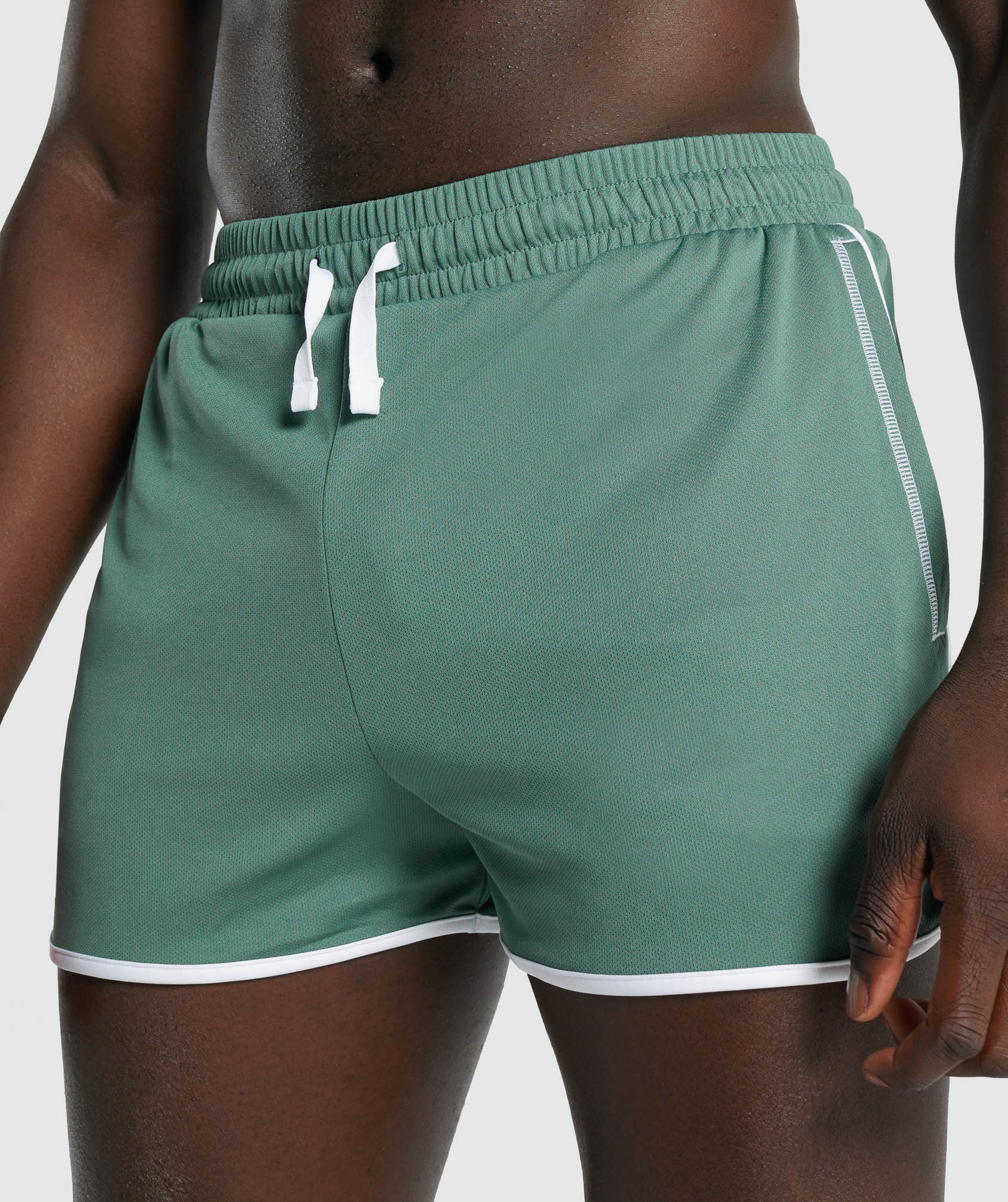 Gymshark Recess 3" Shorts - Green - Image 6